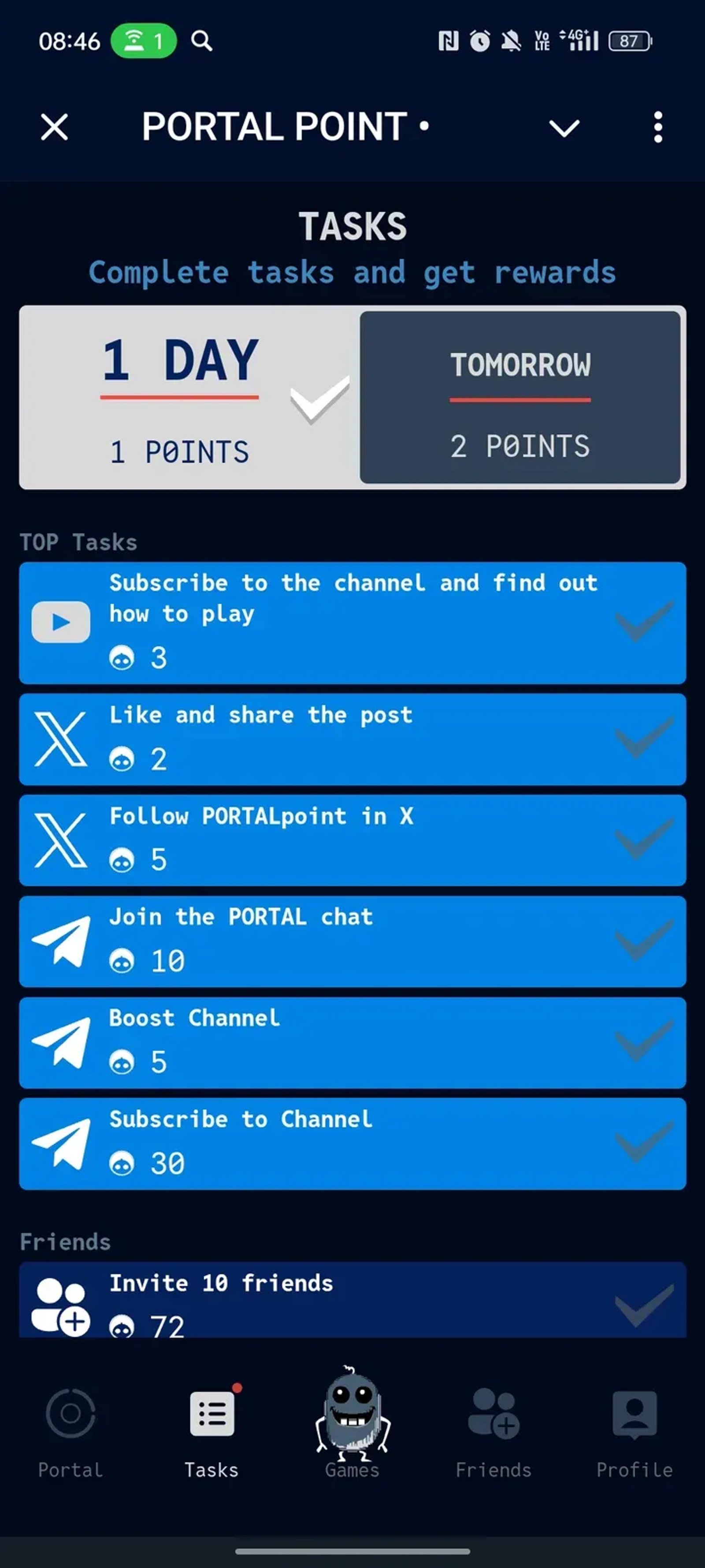 PORTAL POINT • в Телеграм — скриншот 2