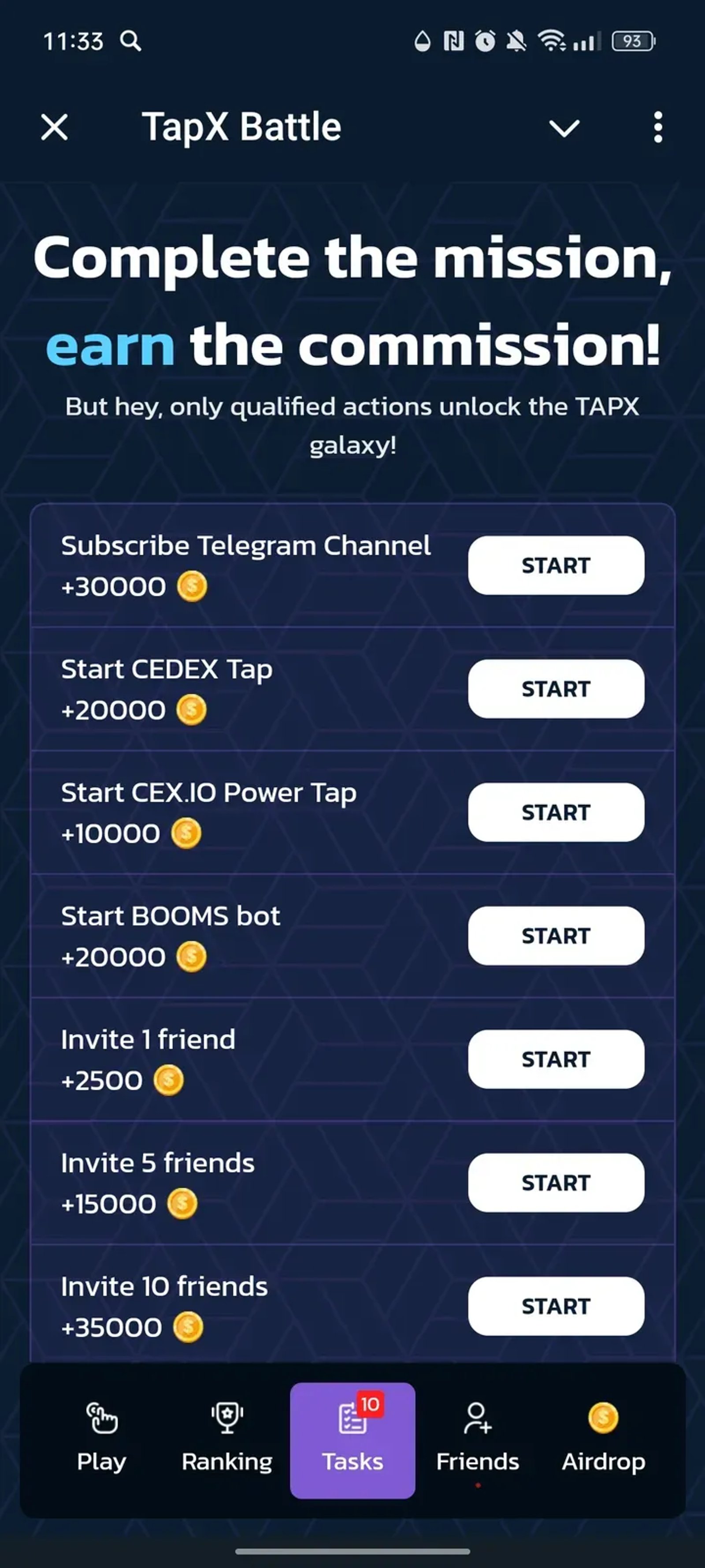 TAPX в Телеграм — скриншот 3