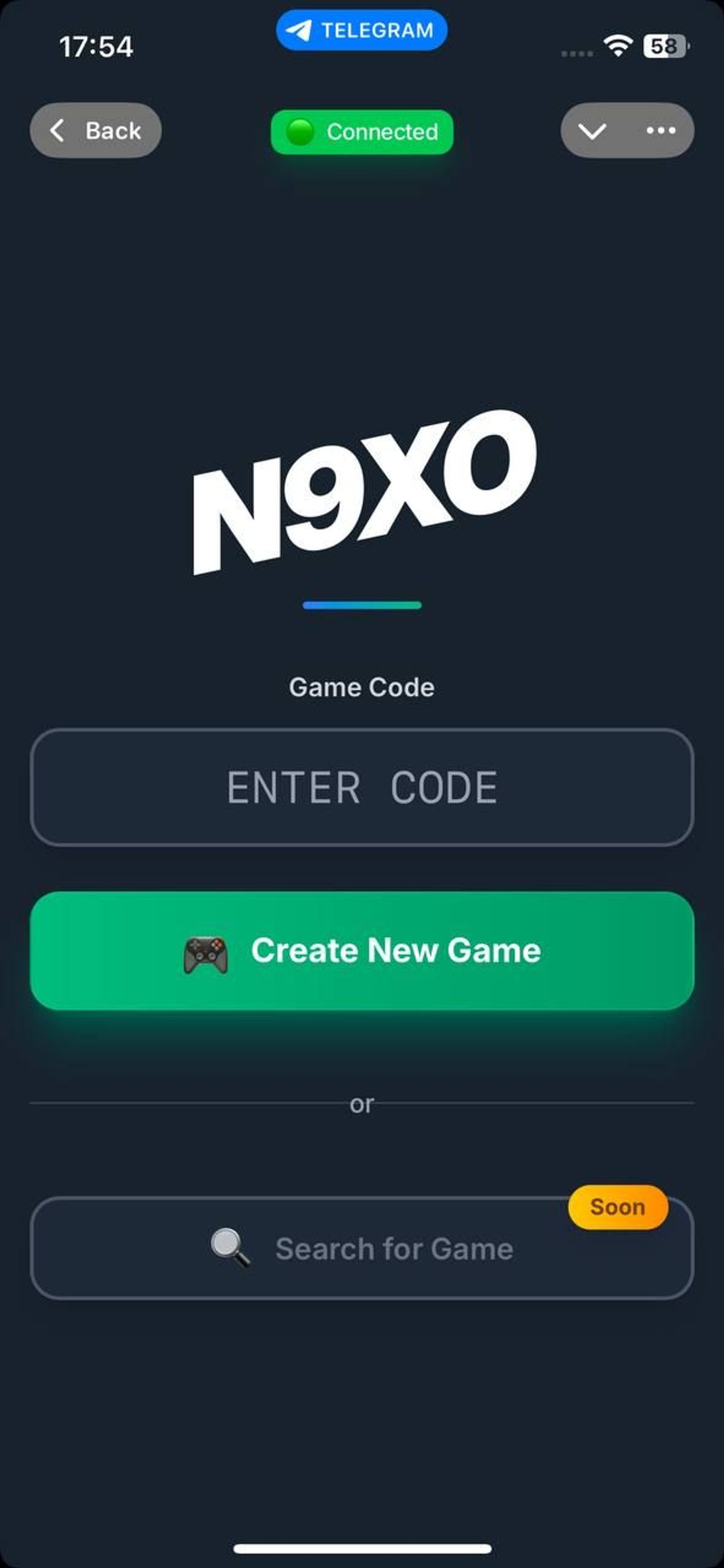 N9XO Telegram Screenshot 2