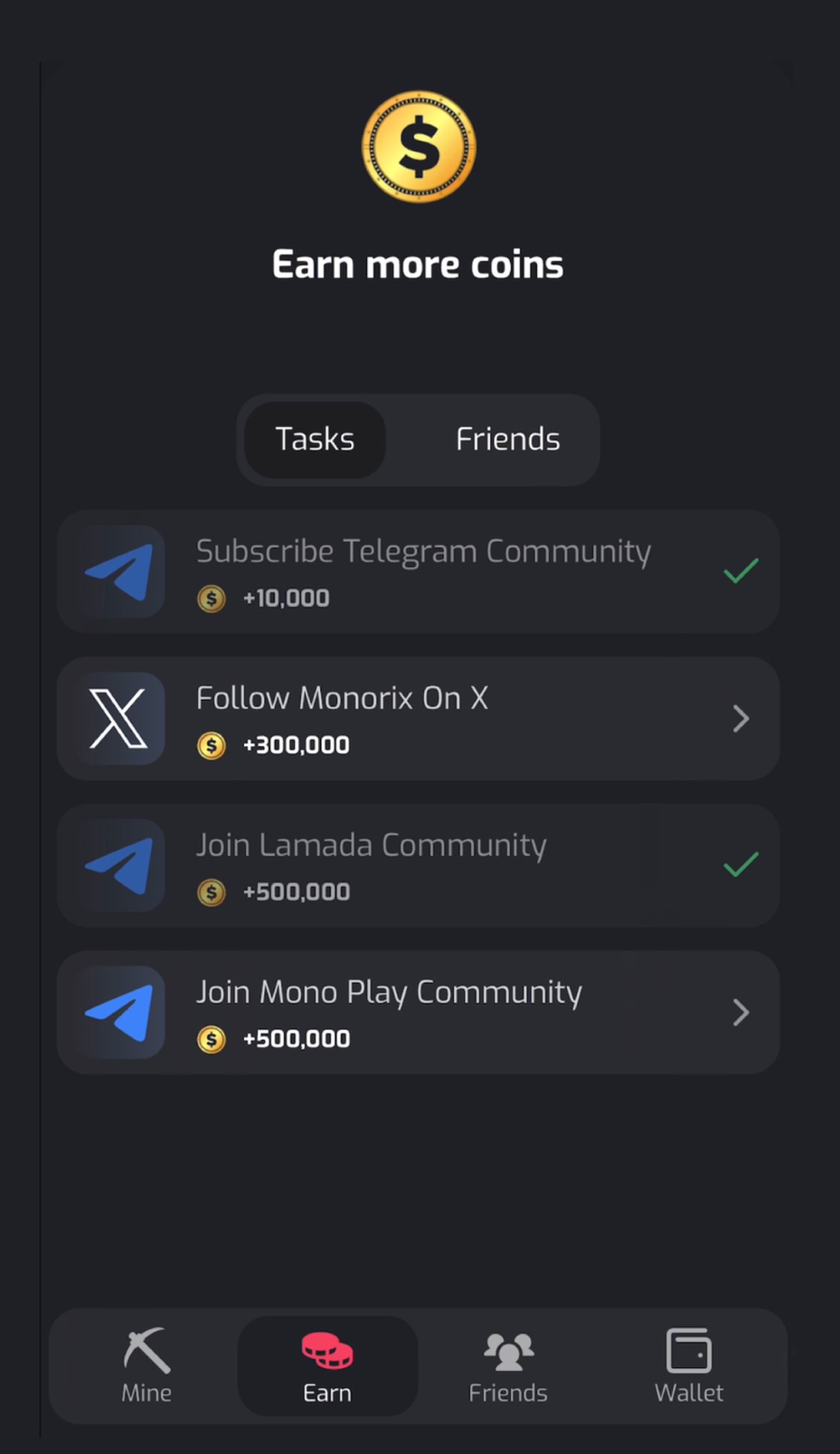 Monorix в Телеграм — скриншот 2
