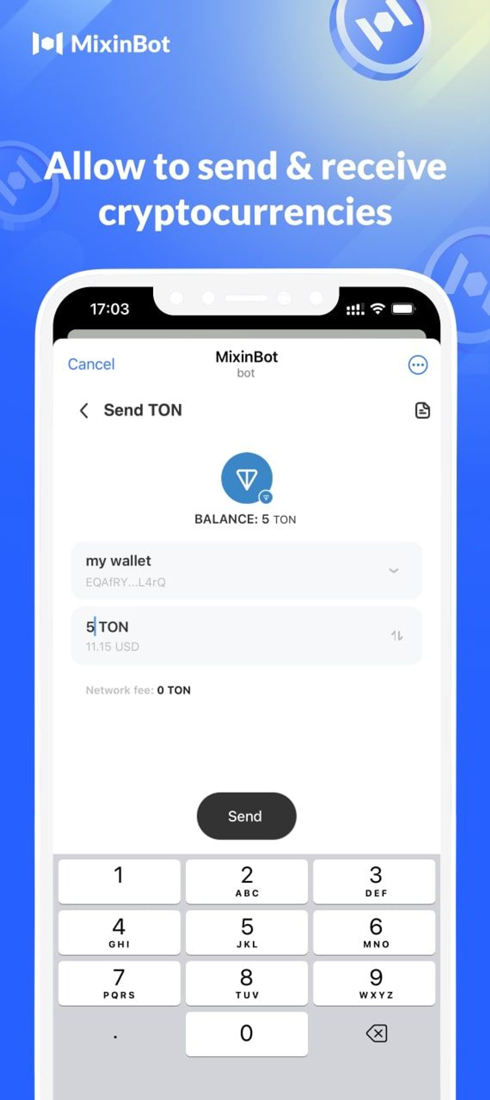 MixinBot в Телеграм — скриншот 5