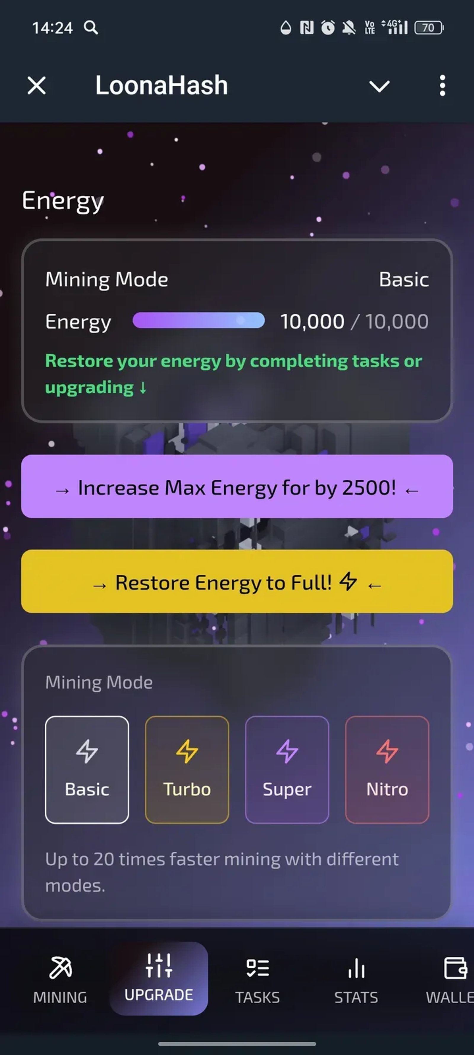 LoonaHash в Телеграм — скриншот 2