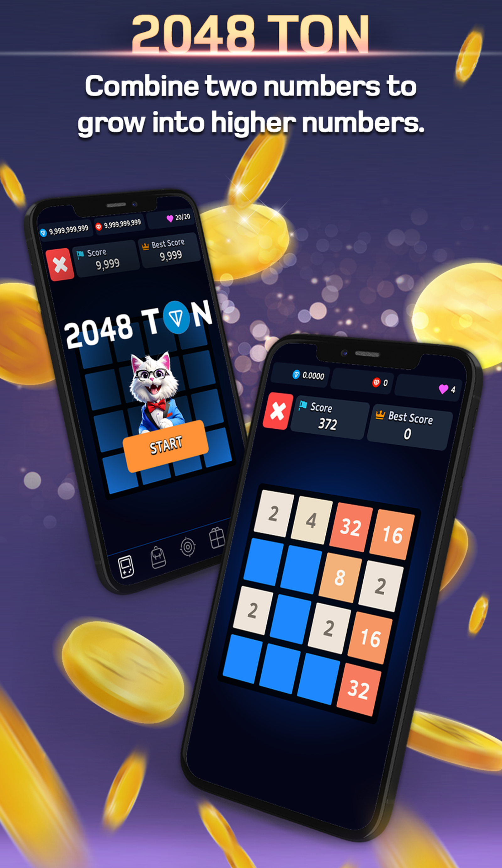 2048 TON в Телеграм — скриншот 2