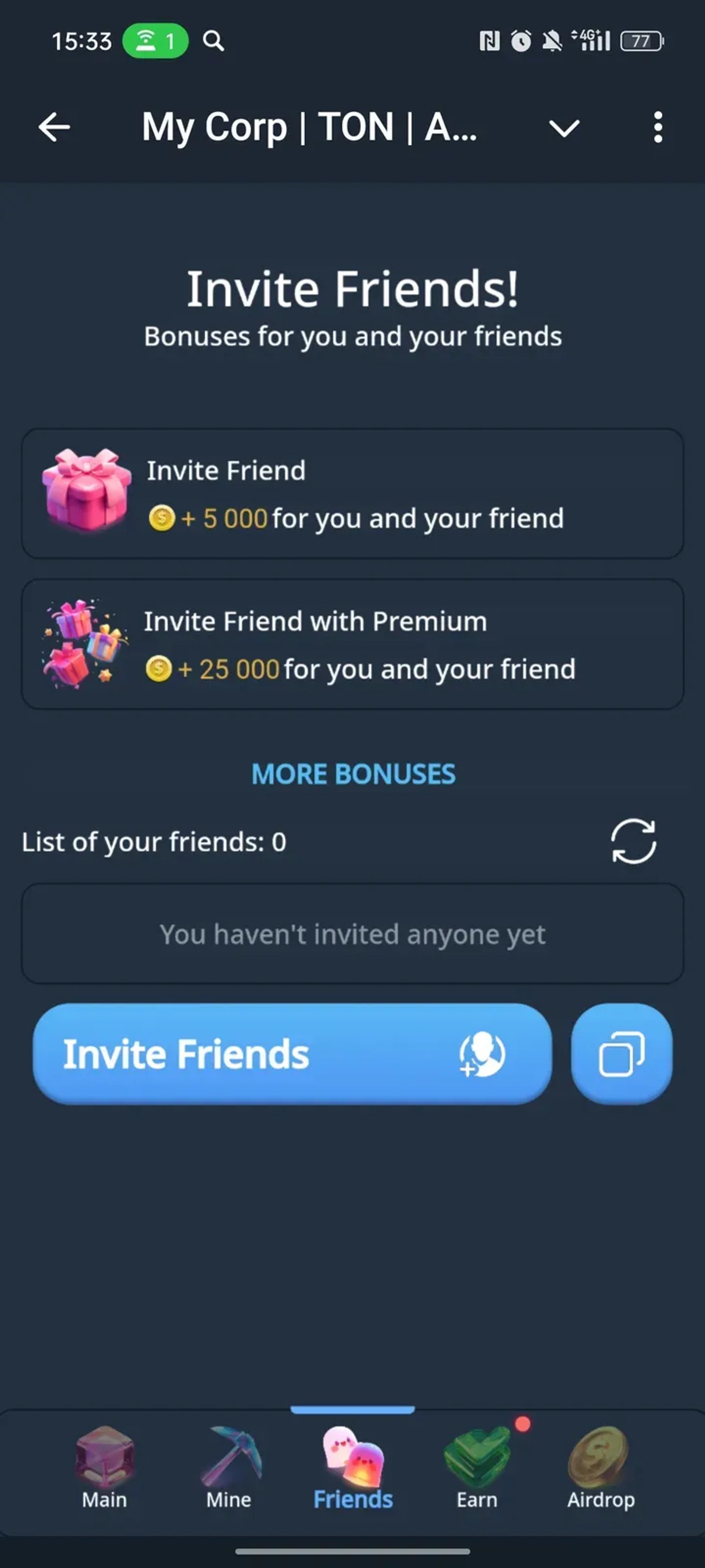 My Corp | TON | Airdrop | Play to Earn | Durov в Телеграм — скриншот 3