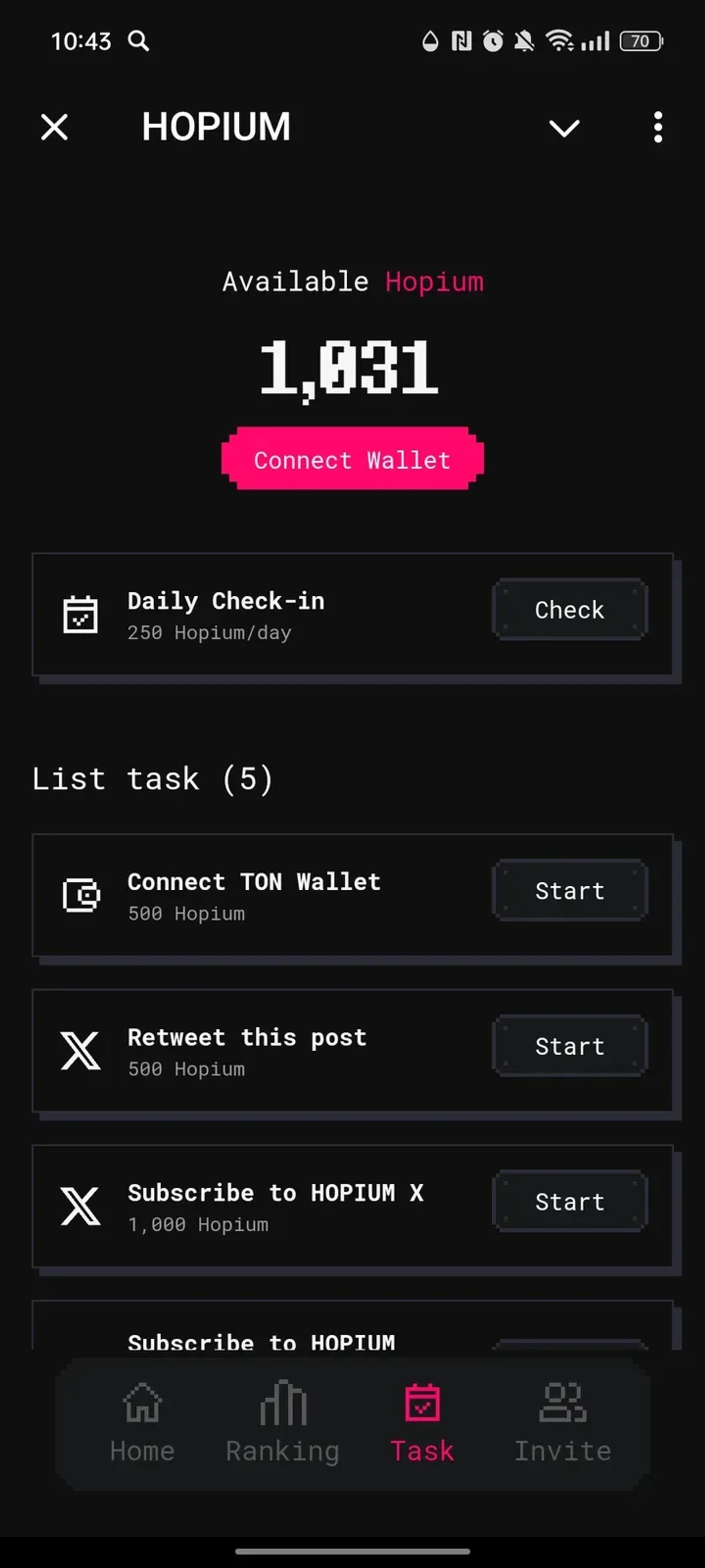 HOPIUM в Телеграм — скриншот 3