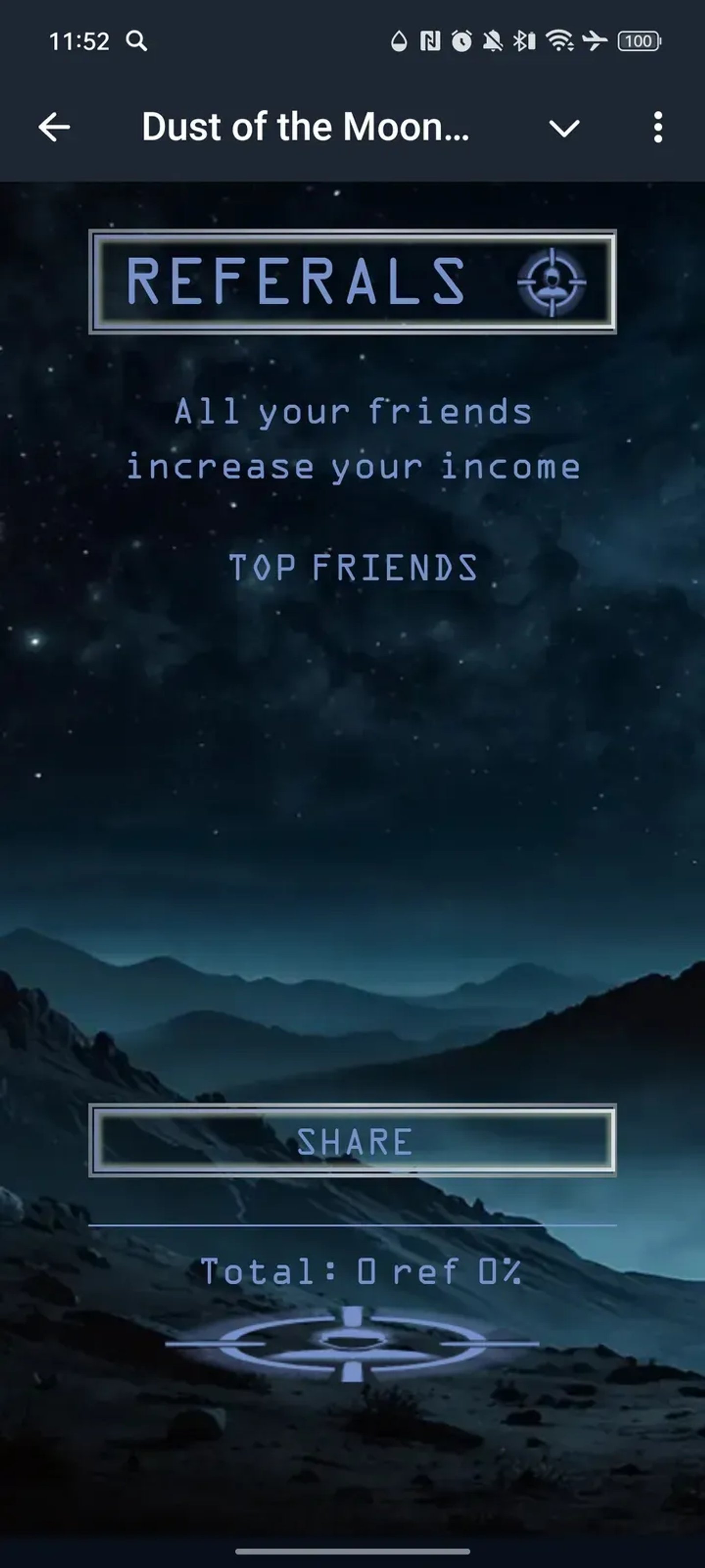 Dust of the Moon Token Dispenser в Телеграм — скриншот 2