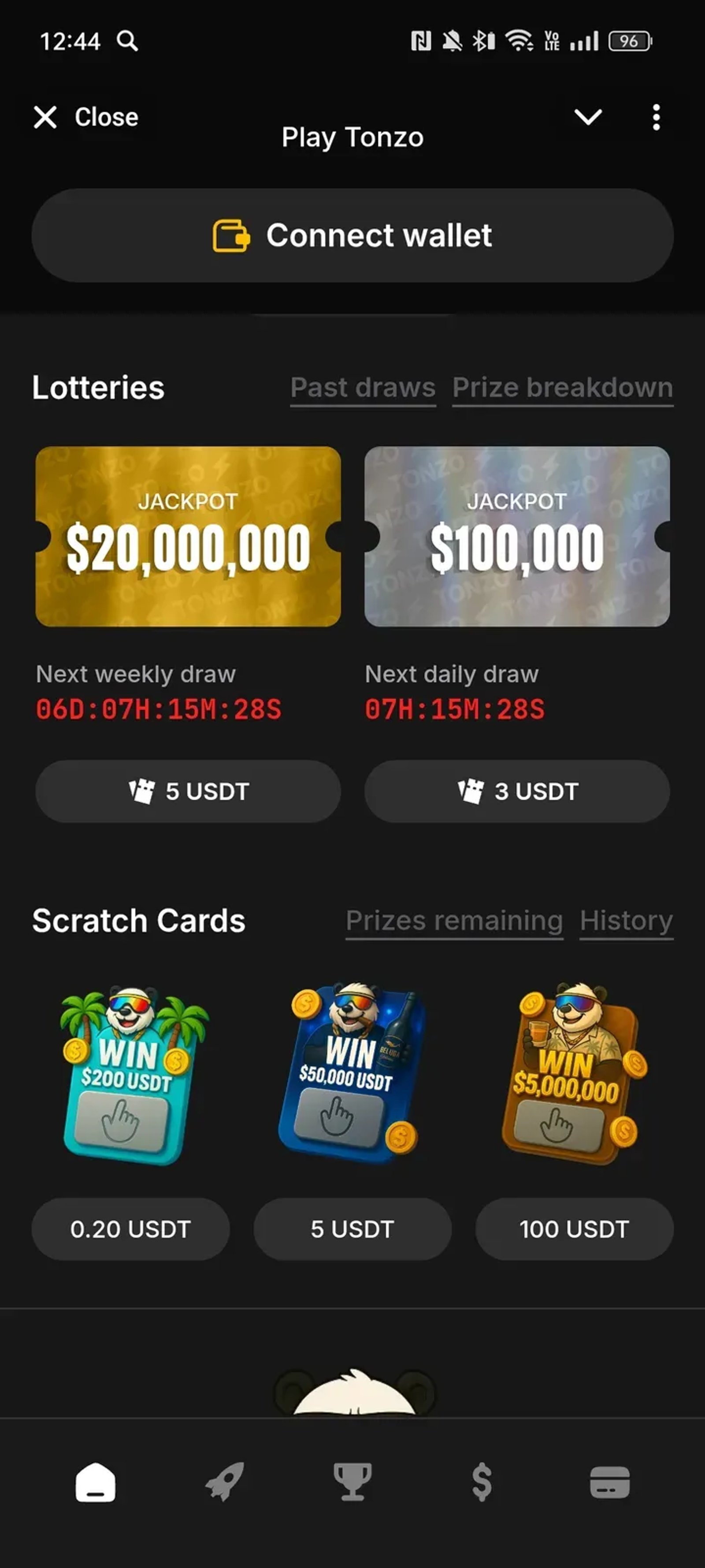 Tonzo в Телеграм — скриншот 3