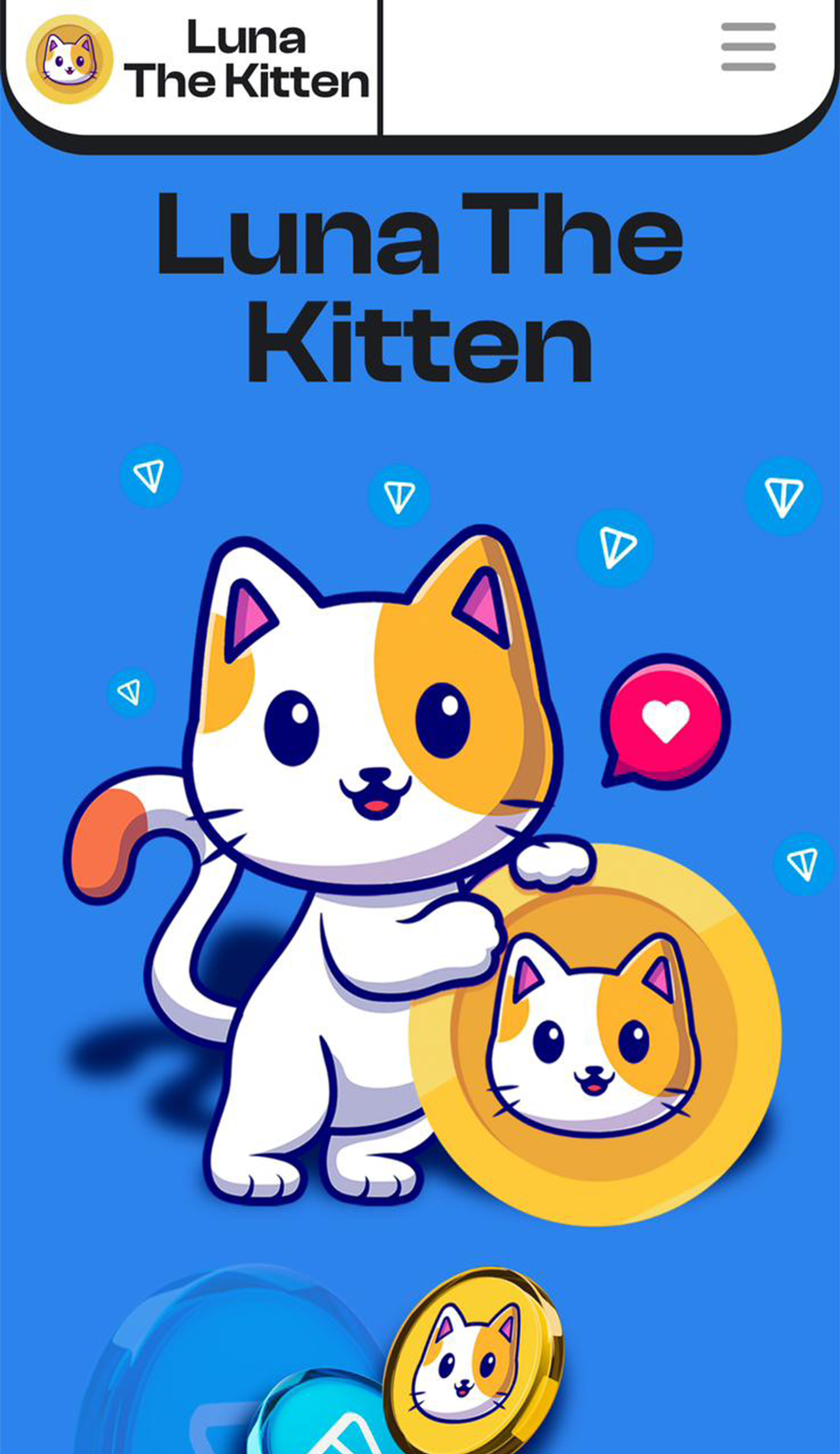 Luna The Kitten в Телеграм — скриншот 1