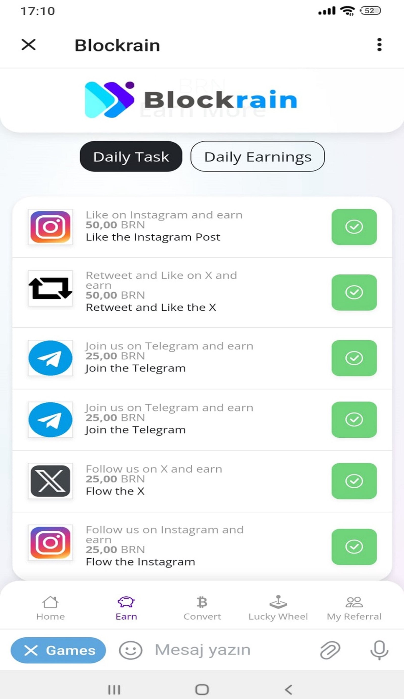 Blockrain в Телеграм — скриншот 2