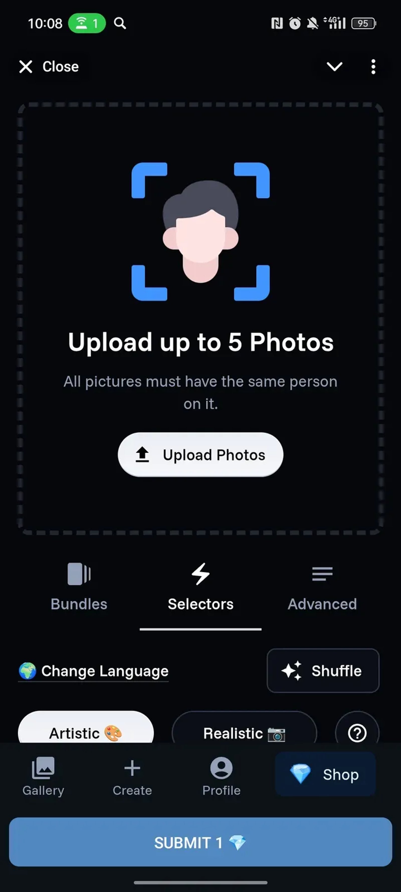 Lumipic Bot в Телеграм — скриншот 2
