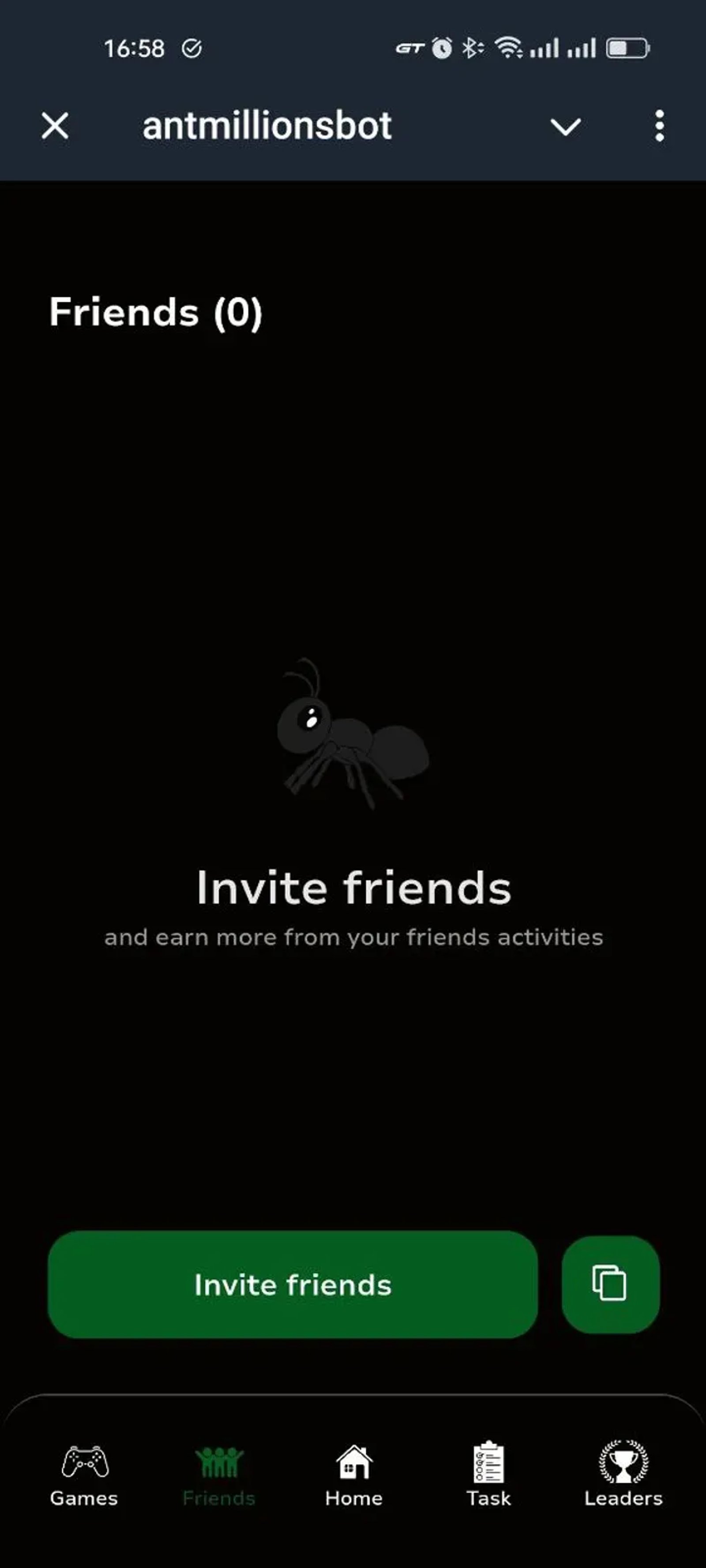 antmillionsbot в Телеграм — скриншот 4