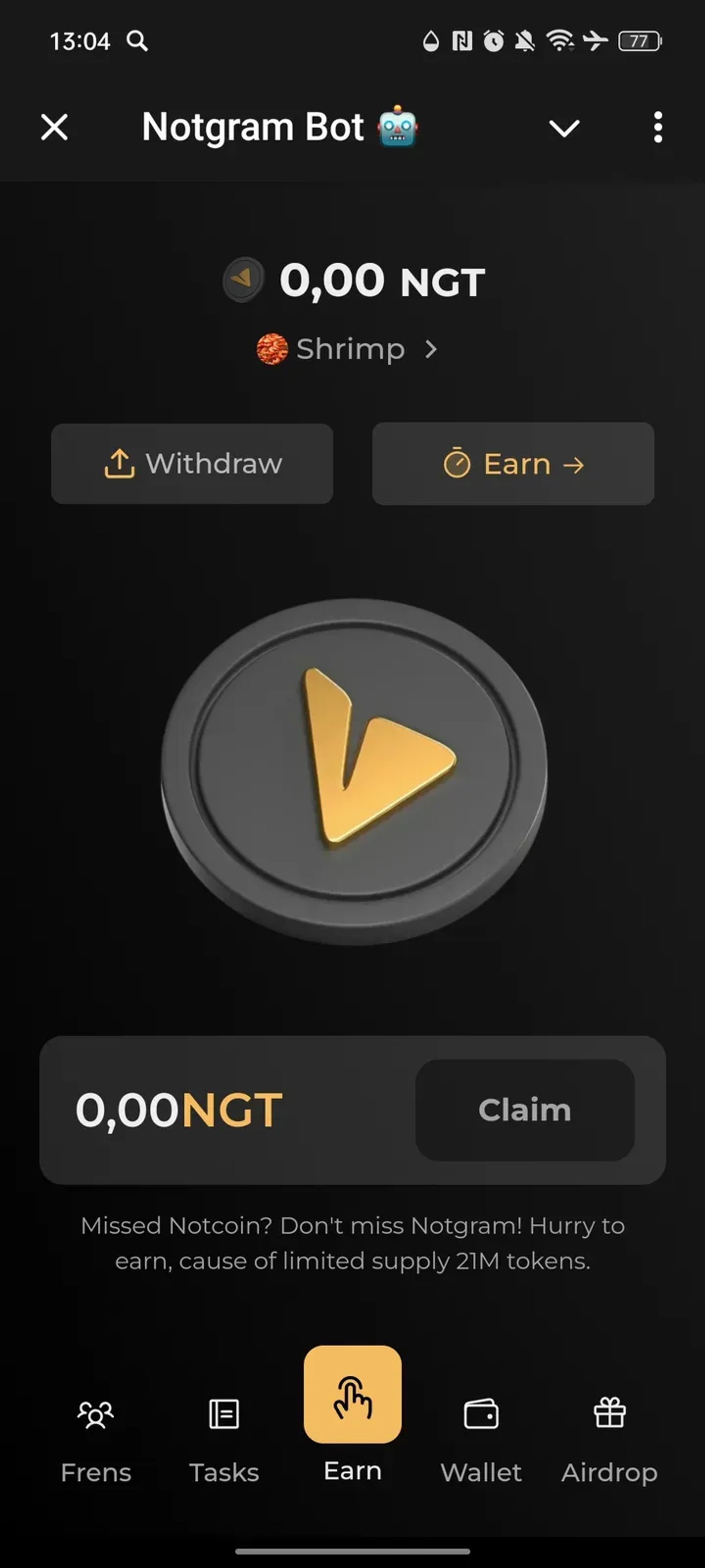 Notgram Bot 🤖 в Телеграм — скриншот 1