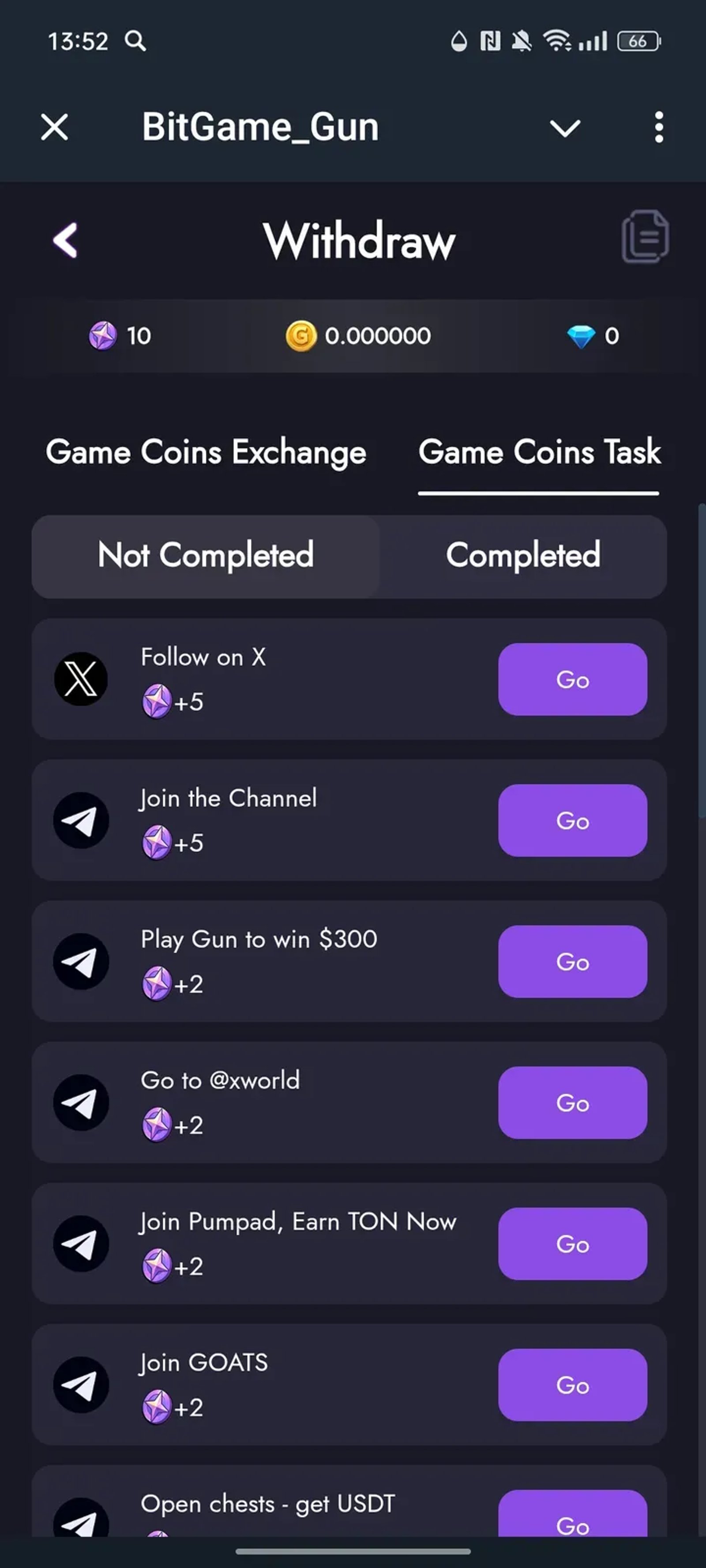 BitGame_Gun в Телеграм — скриншот 4