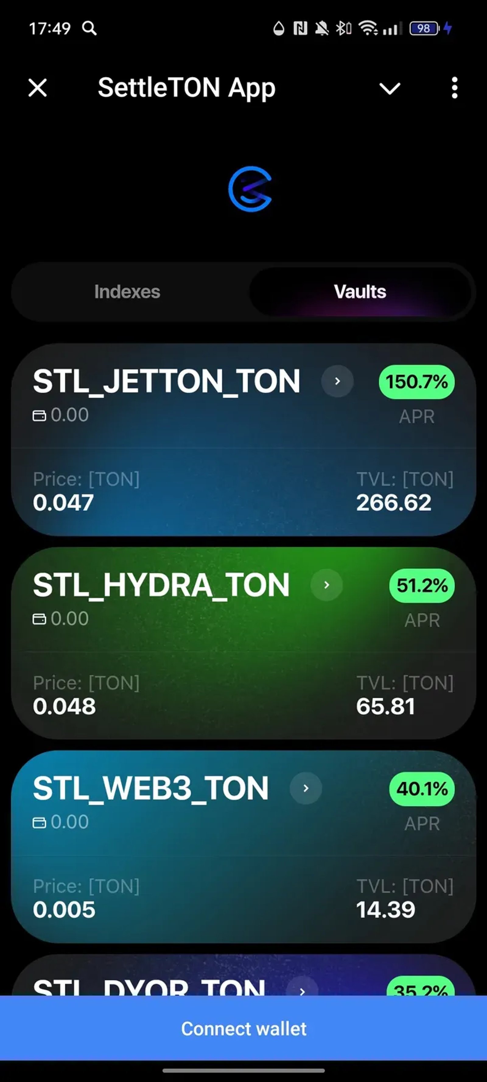 SettleTON App в Телеграм — скриншот 2