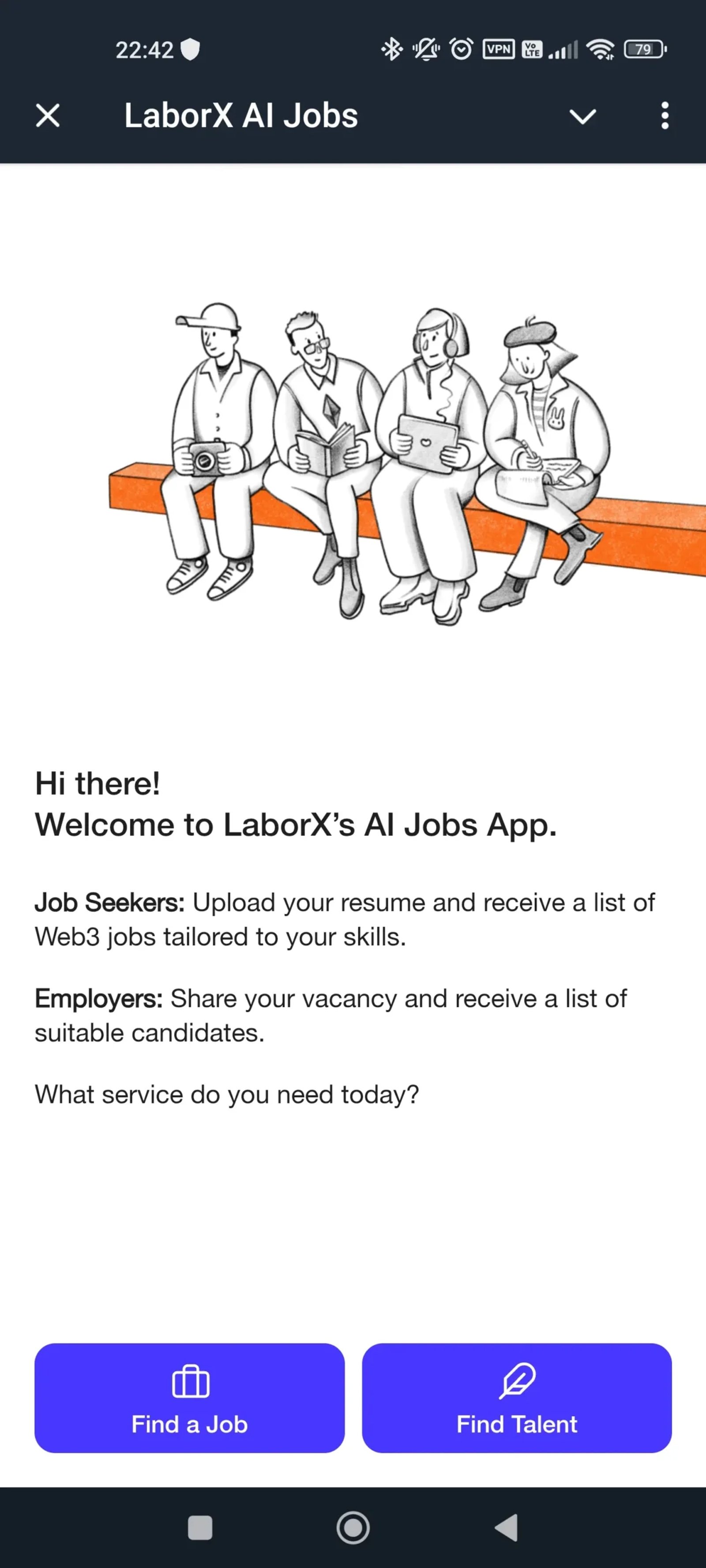 LaborX AI Jobs Вход