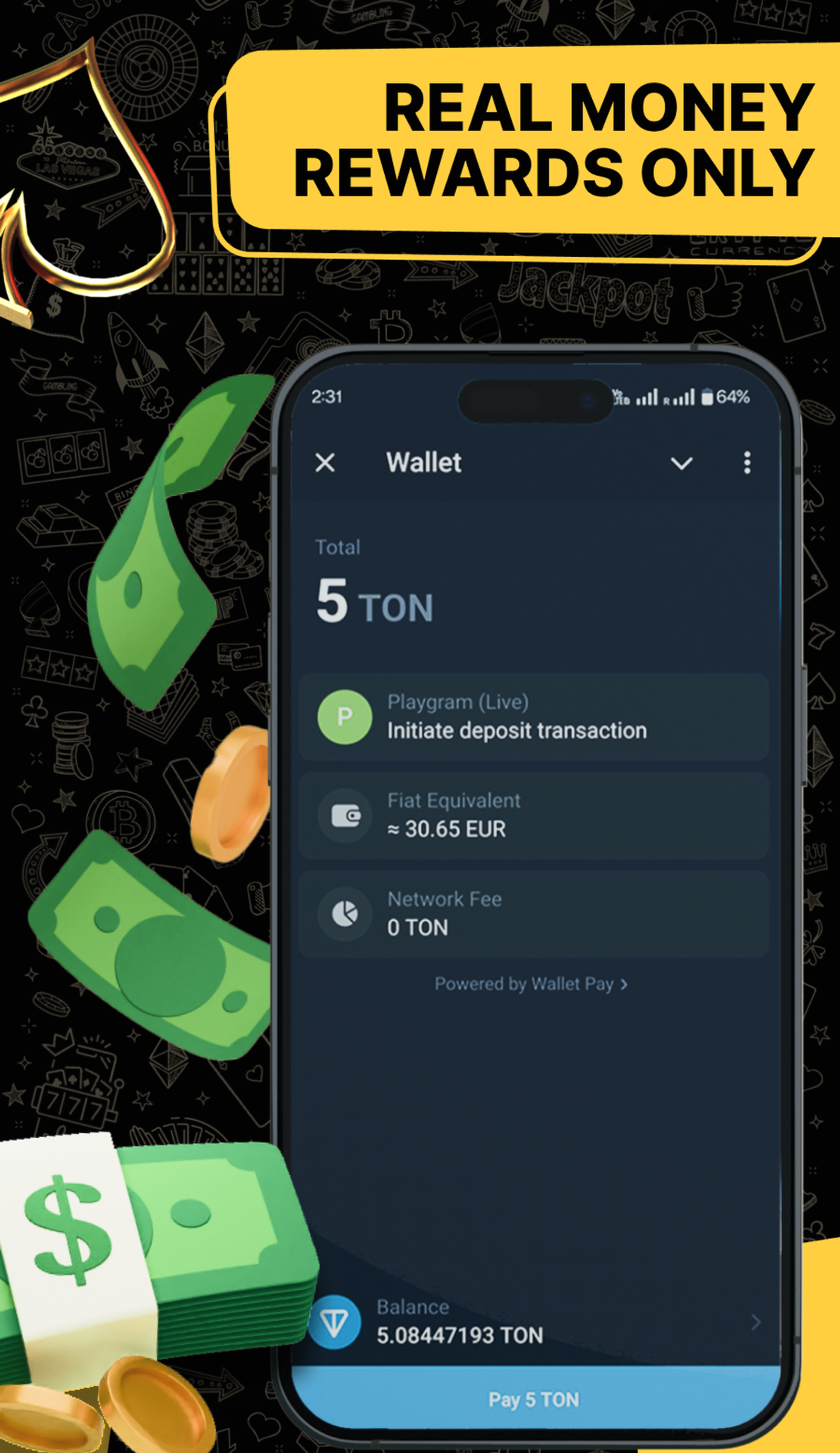 Playgram Casino π° Telegram Screenshot 2