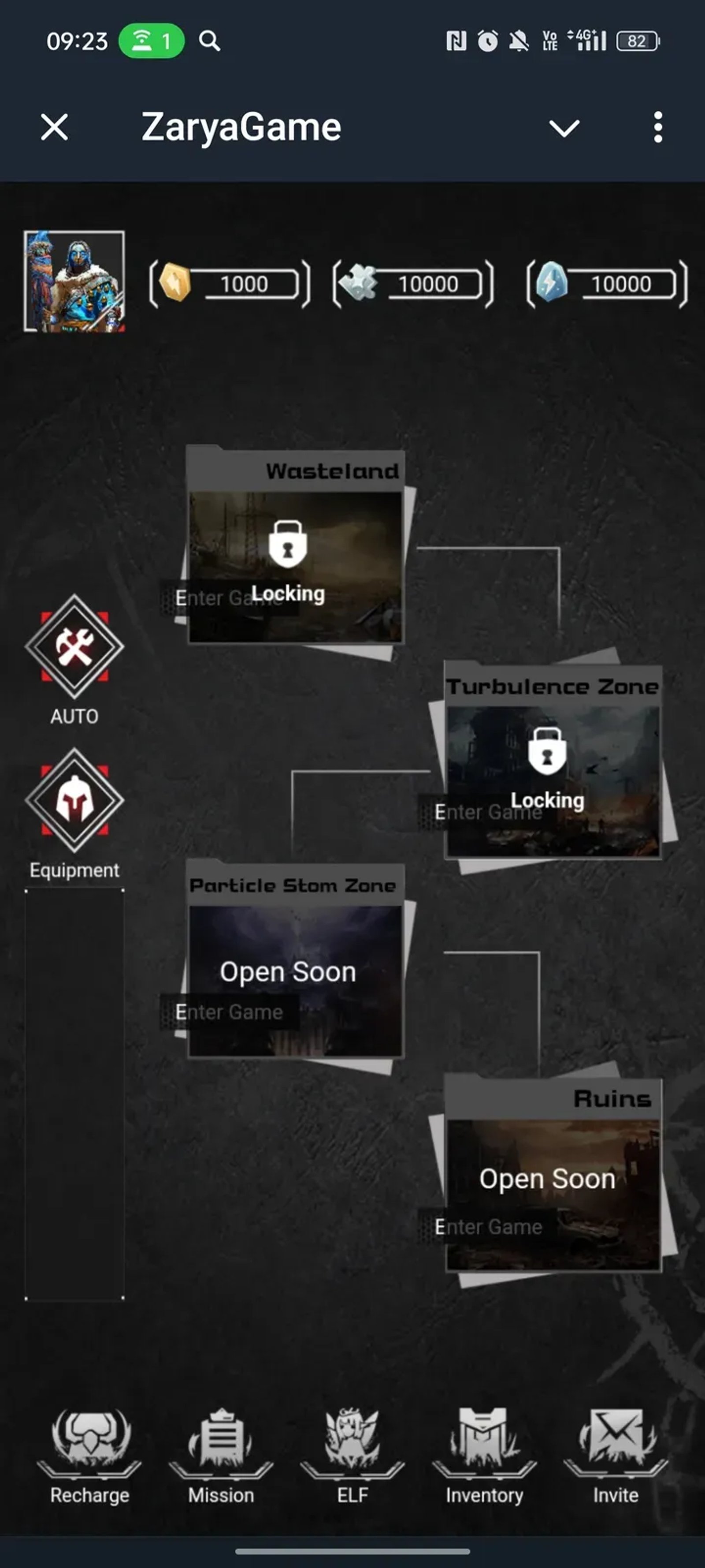 ZaryaGame в Телеграм — скриншот 1