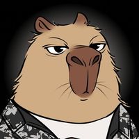 Capybara MEME Logo Telegram