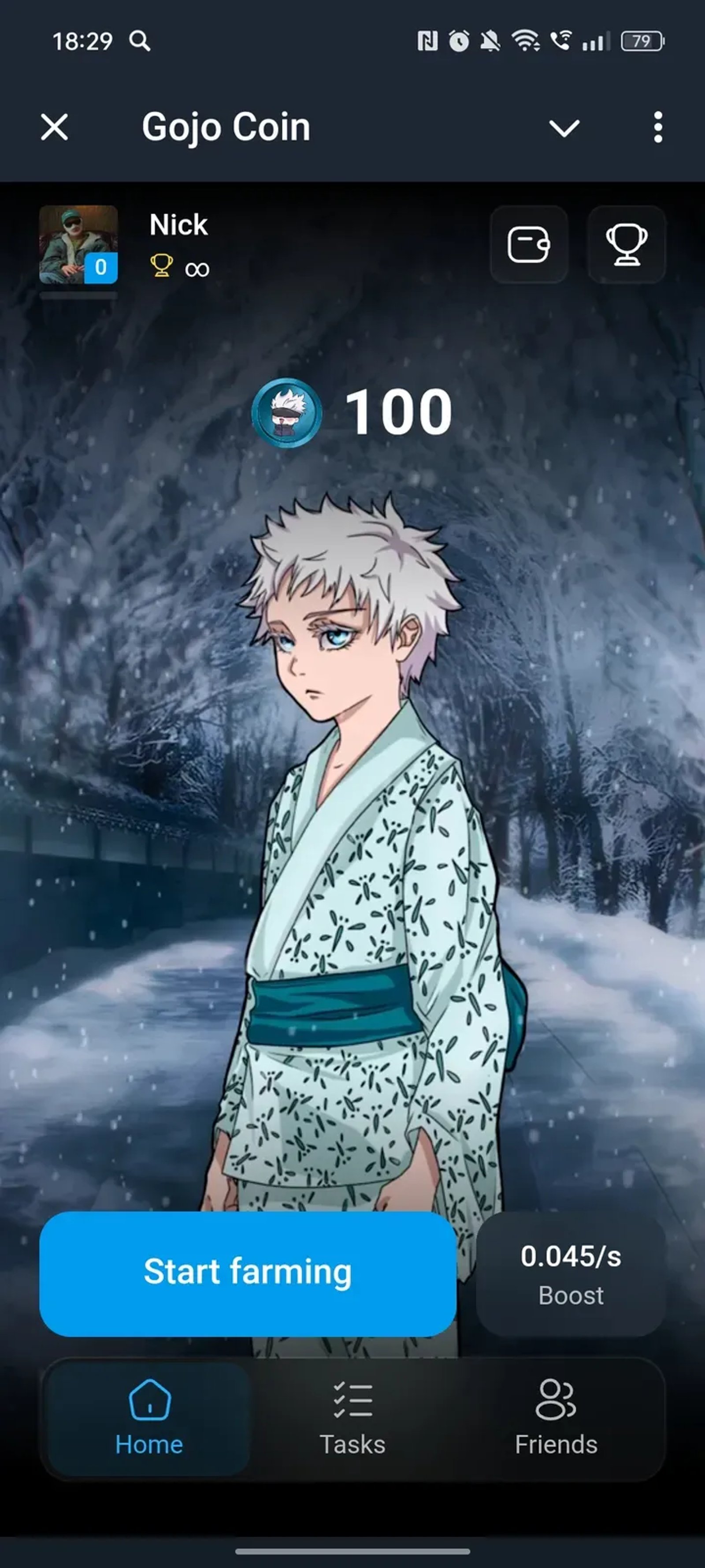 Gojo Coin Telegram Screenshot 1