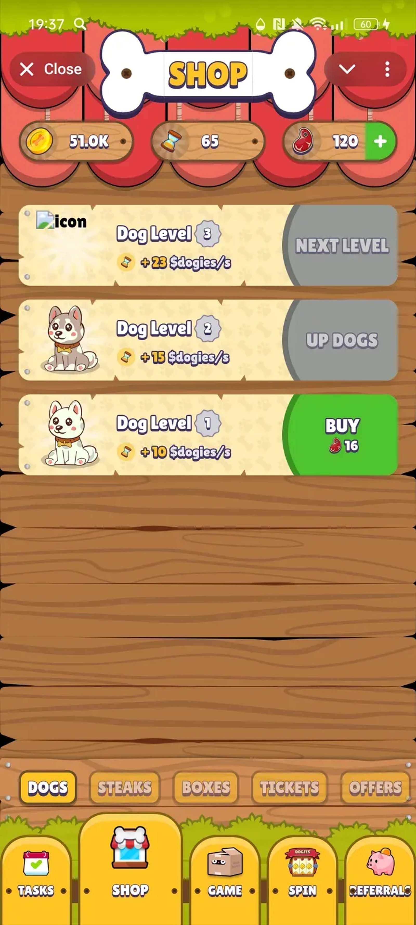 Dogies в Телеграм — скриншот 2