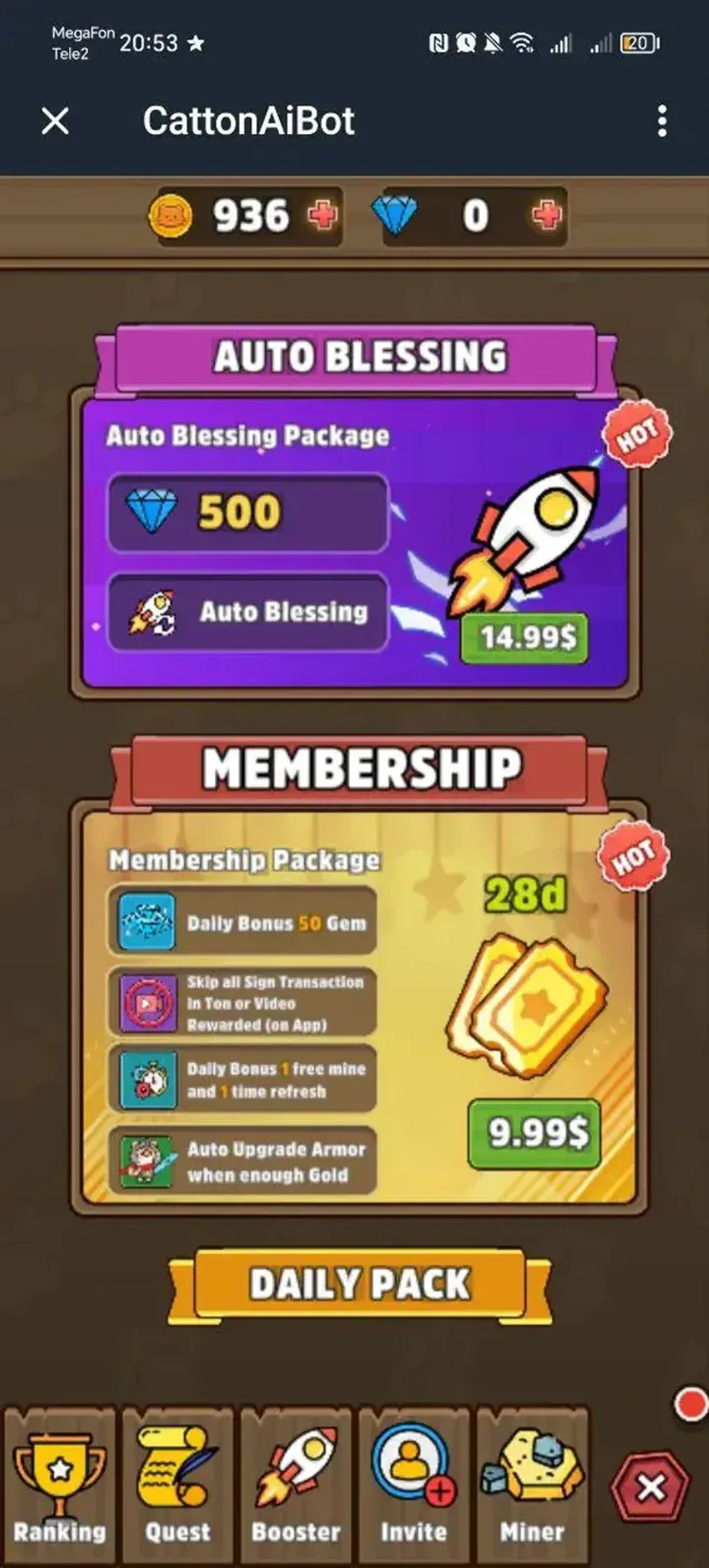 Catton AI Telegram Screenshot 2