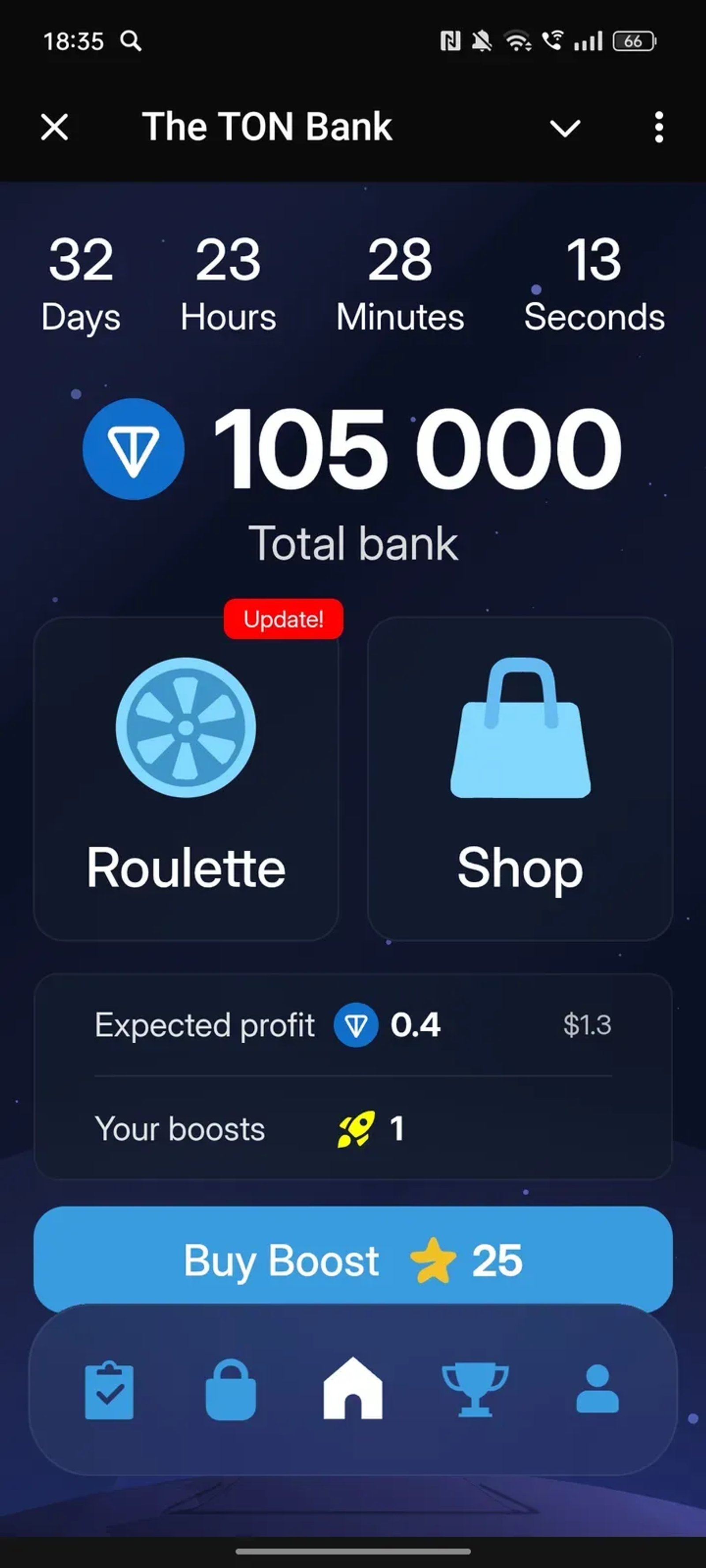 The TON Bank в Телеграм — скриншот 2