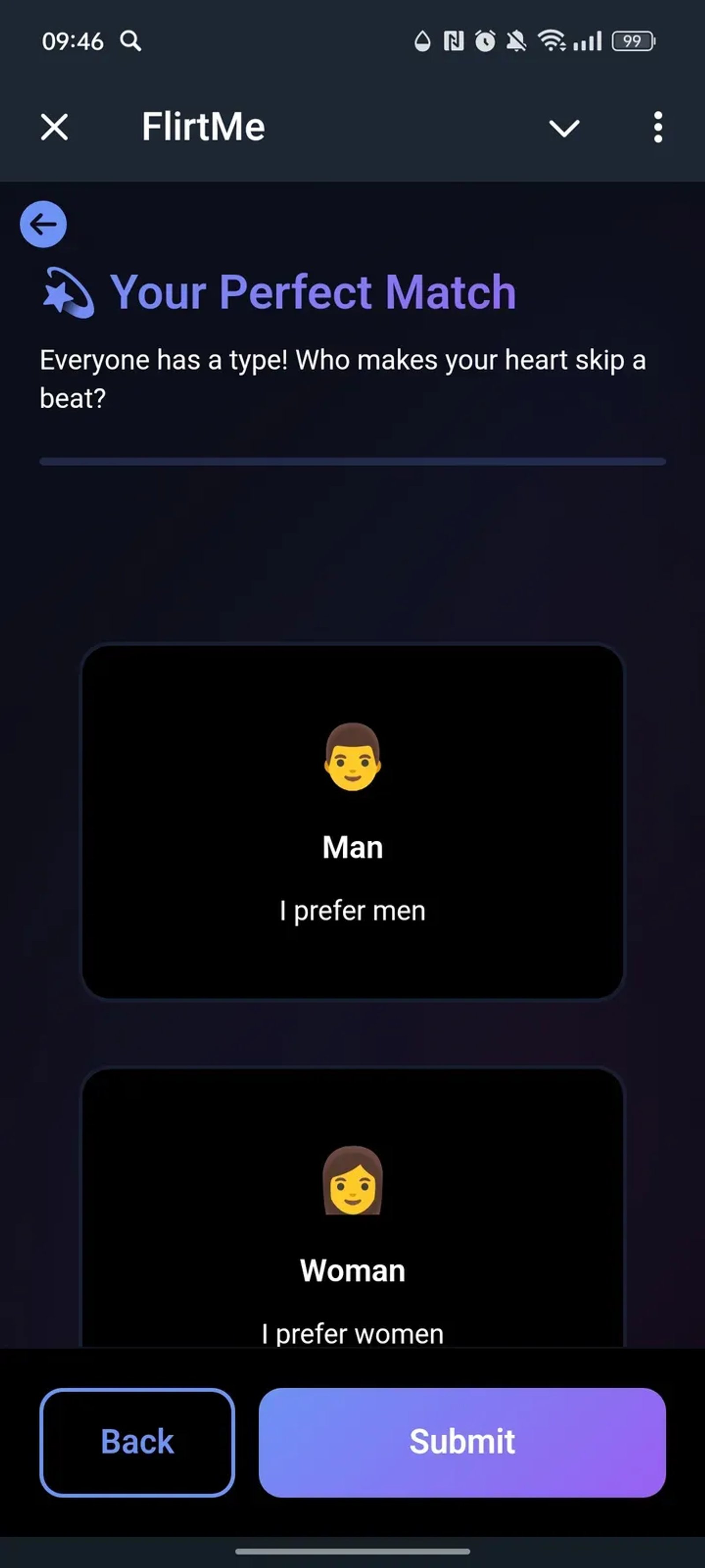 FlirtMe Telegram Screenshot 3