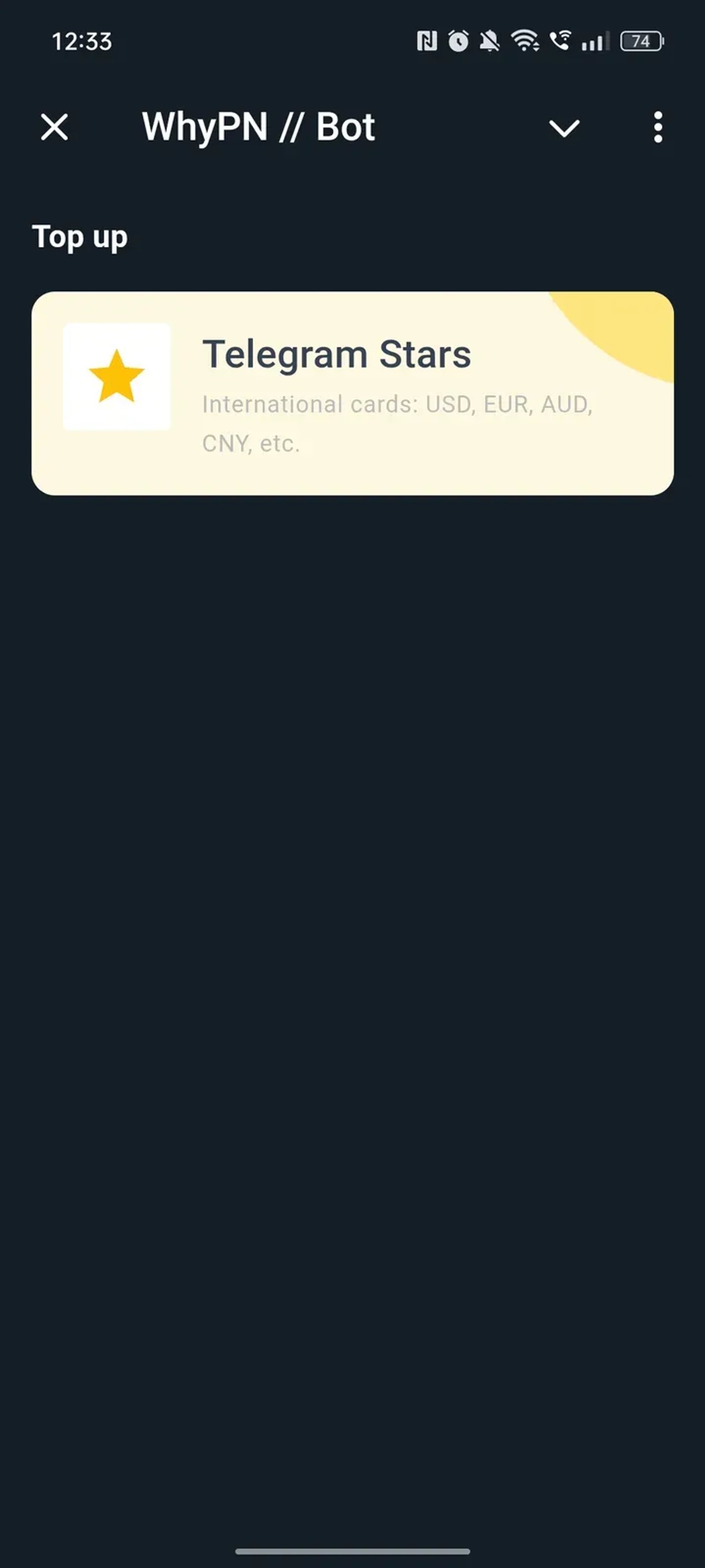 WhyPN // Bot в Телеграм — скриншот 4