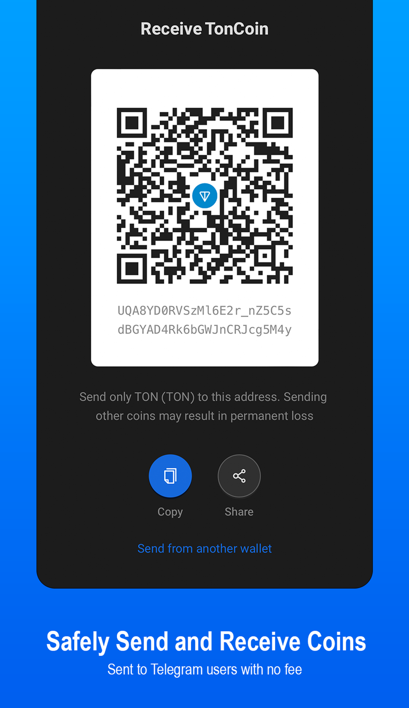 SwapWallet в Телеграм — скриншот 2