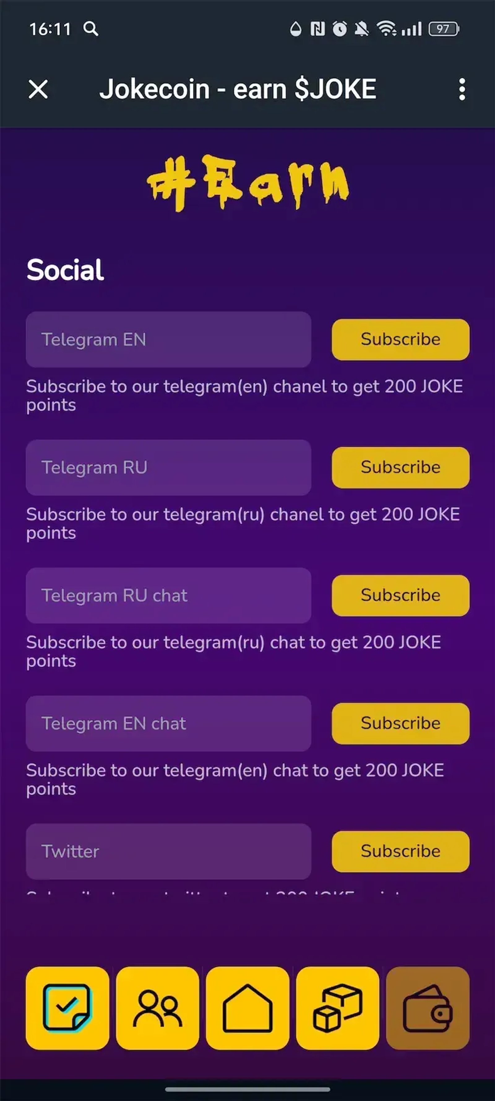 Jokecoin - earn $JOKE в Телеграм — скриншот 4
