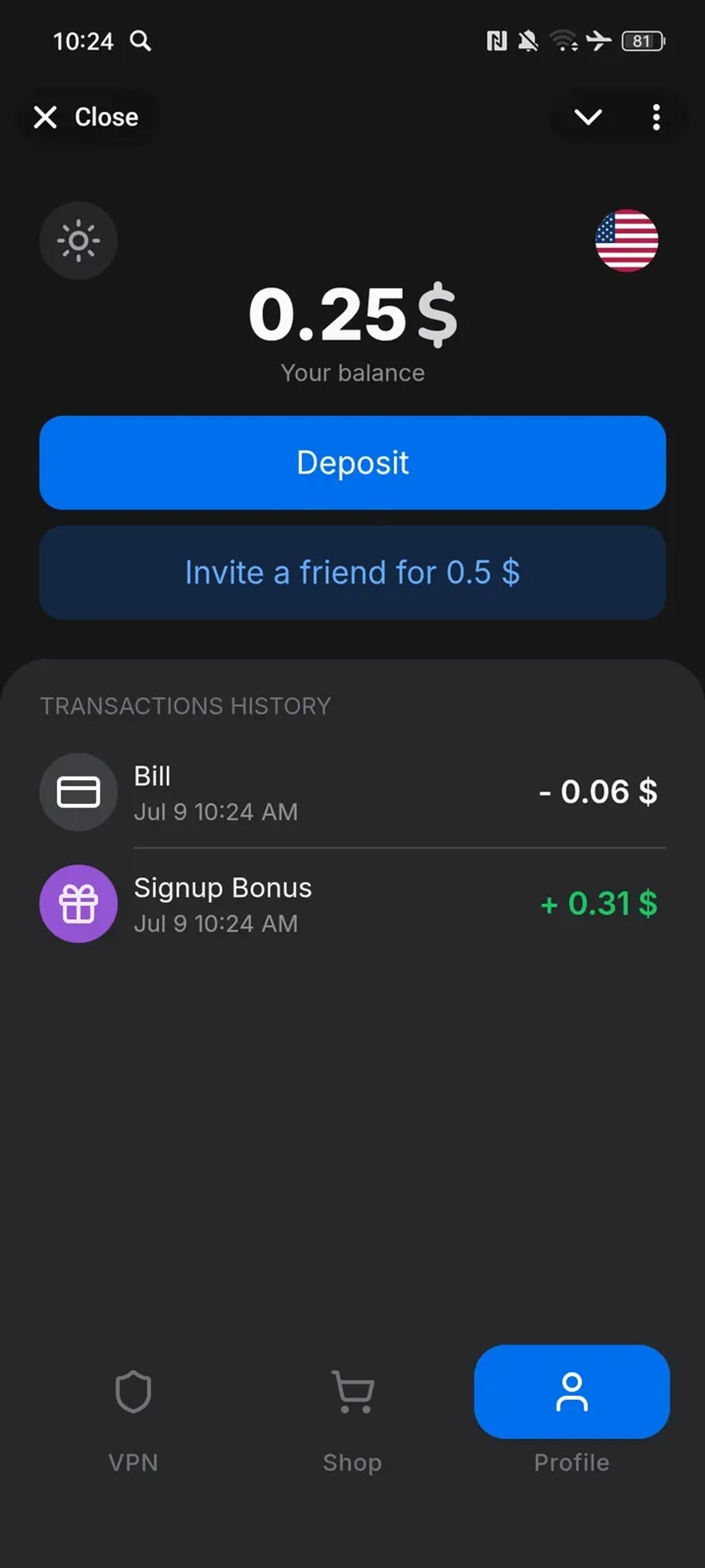 VPNEZID Telegram Screenshot 3