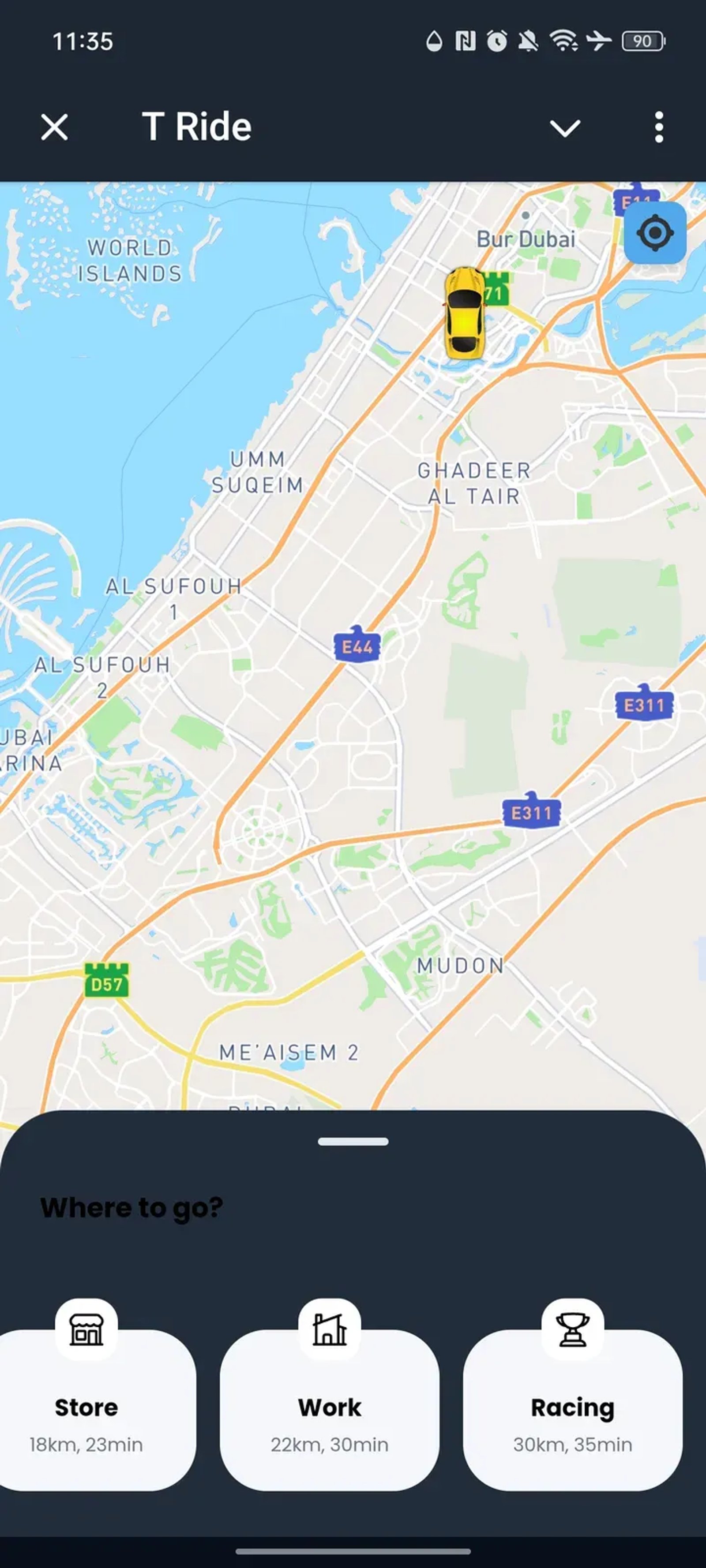 T Ride в Телеграм — скриншот 3