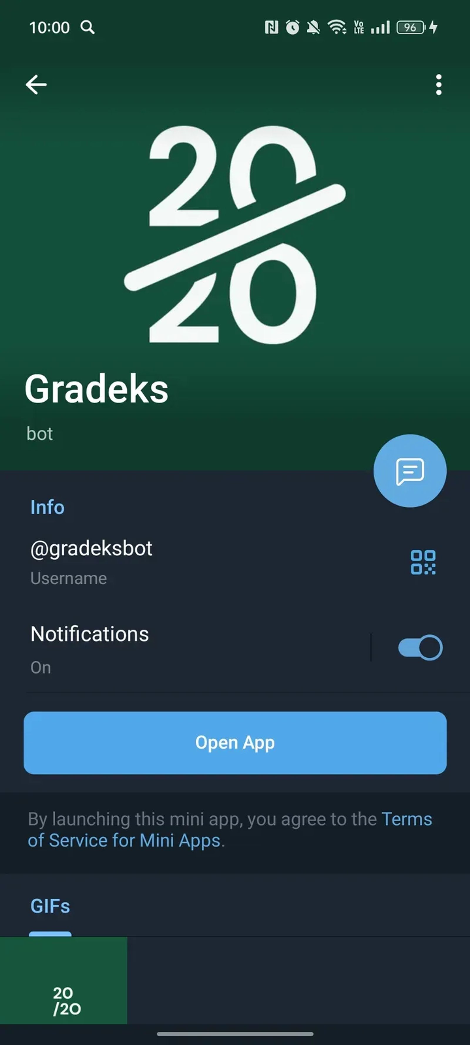 Gradeks в Телеграм — скриншот 4
