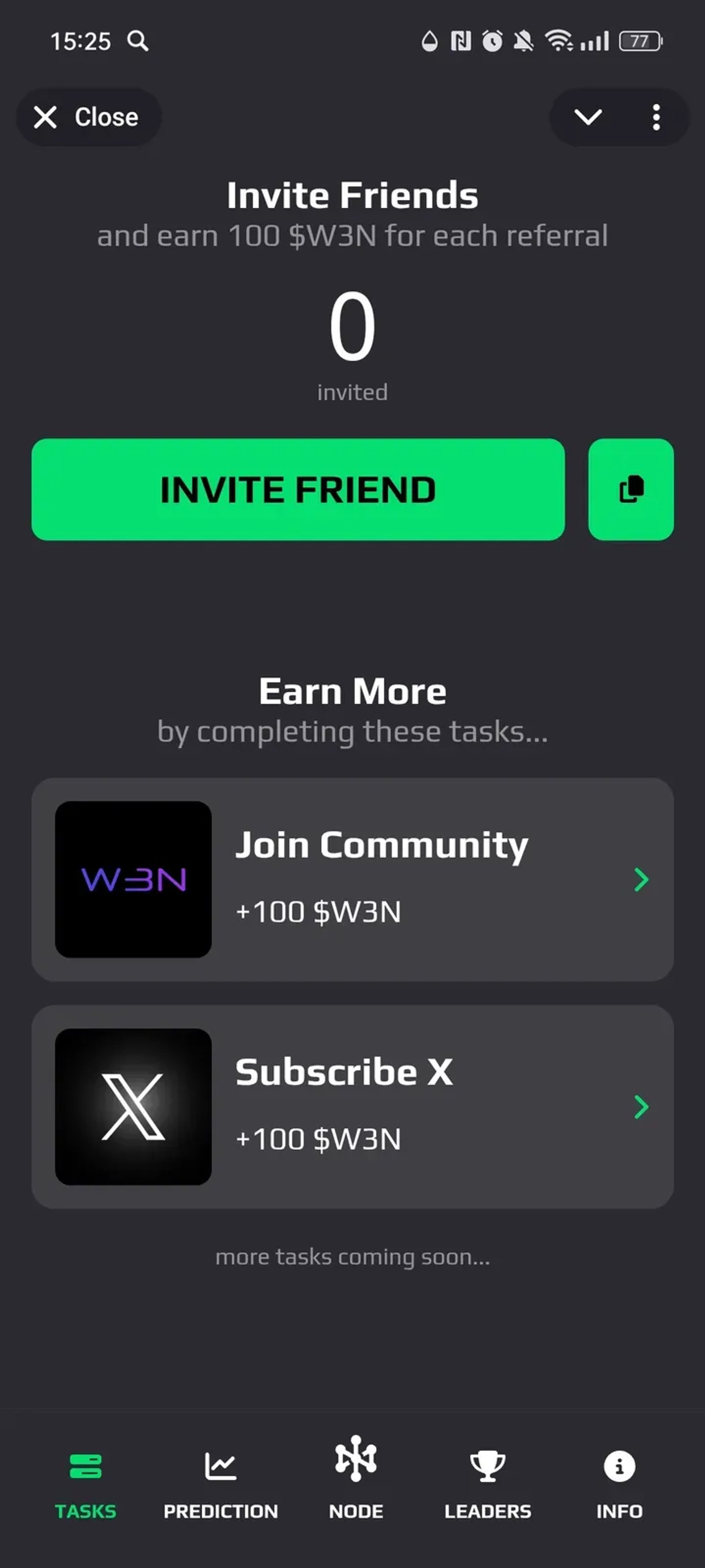 W3N | Decentralized AI в Телеграм — скриншот 4