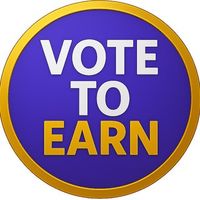 Vote To Earn Logo Telegram