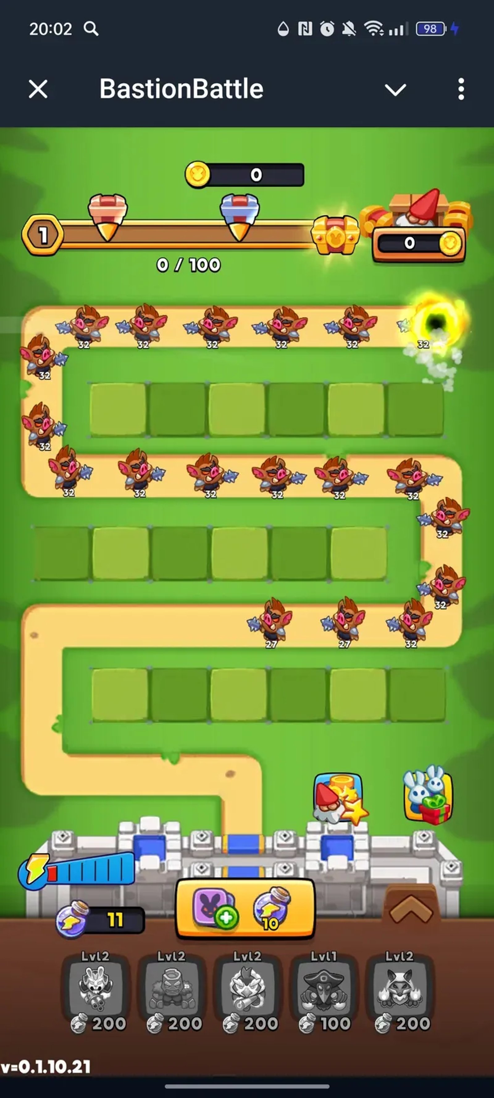 BastionBattle в Телеграм — скриншот 2