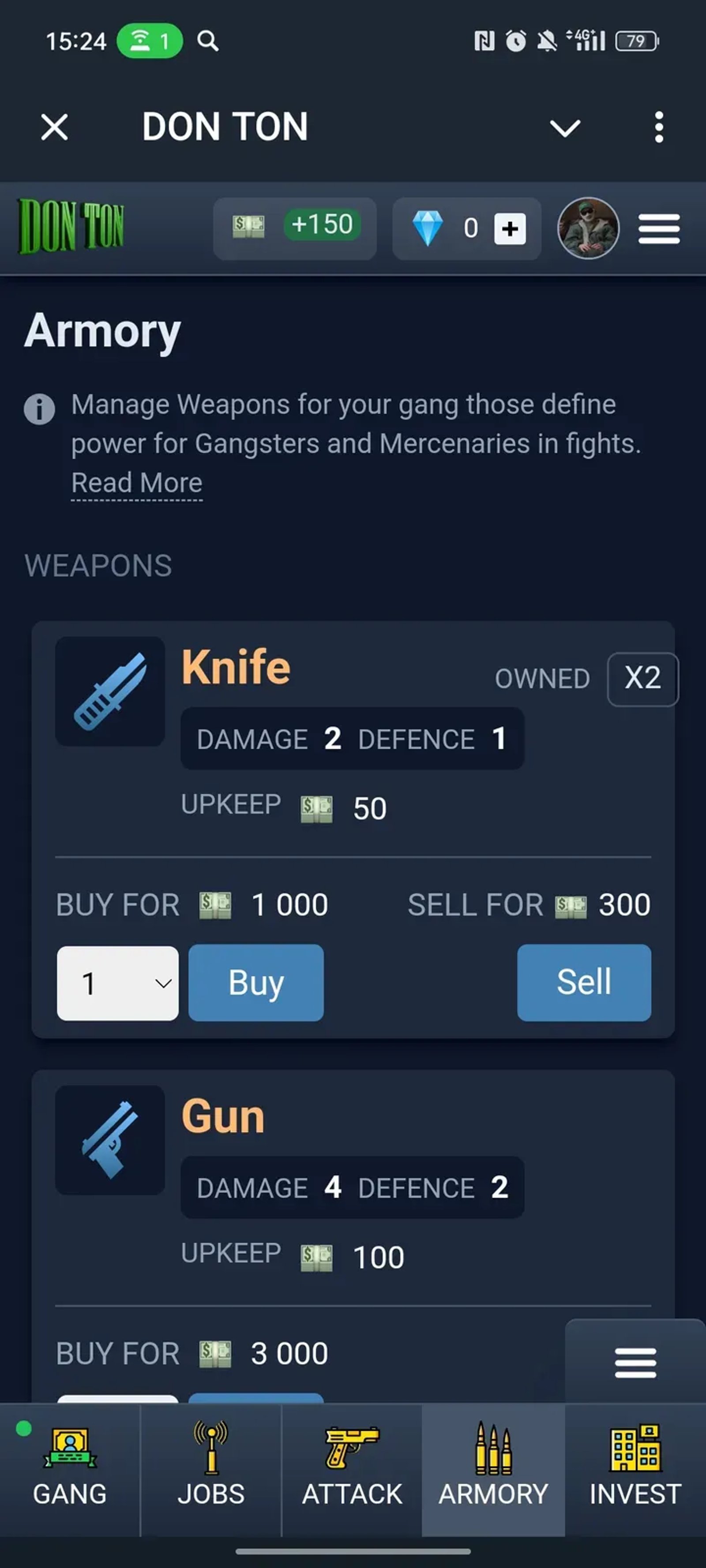 DON TON в Телеграм — скриншот 4