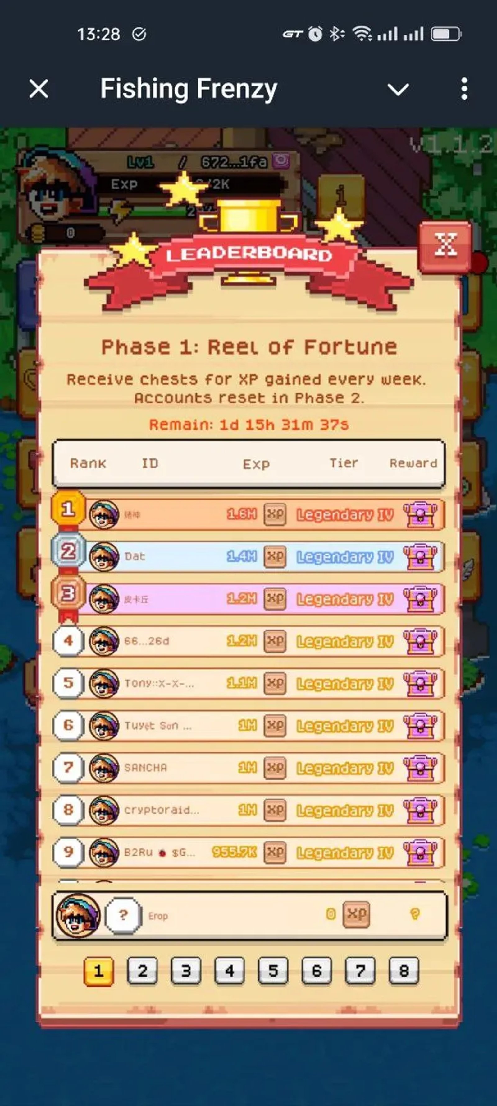 Fishing Frenzy в Телеграм — скриншот 4