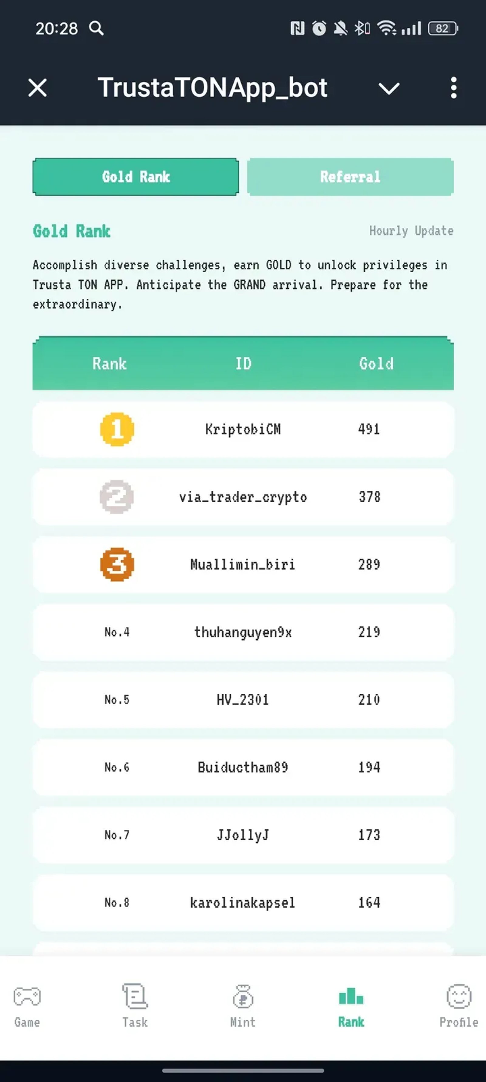 TrustaTONApp_bot в Телеграм — скриншот 3