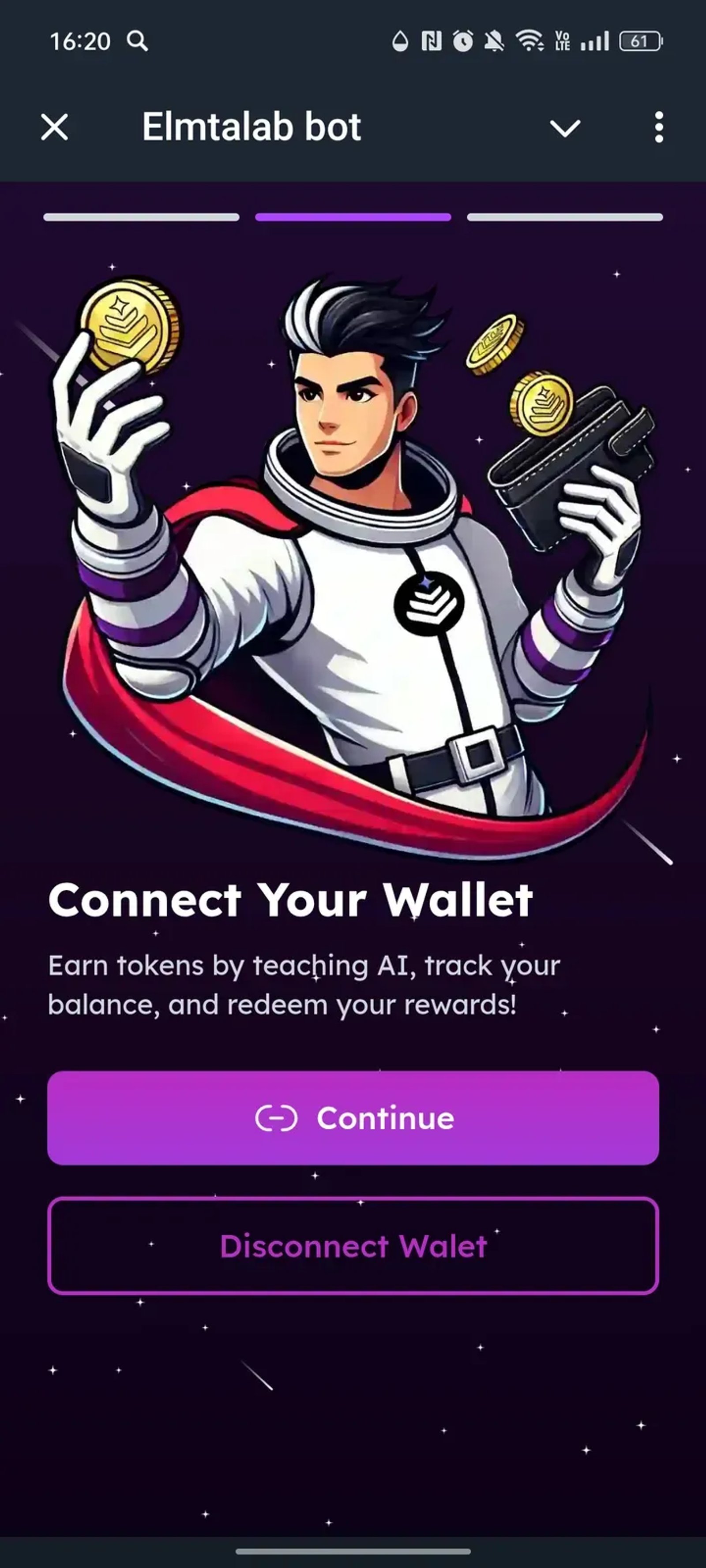 Elmtalab bot в Телеграм — скриншот 2