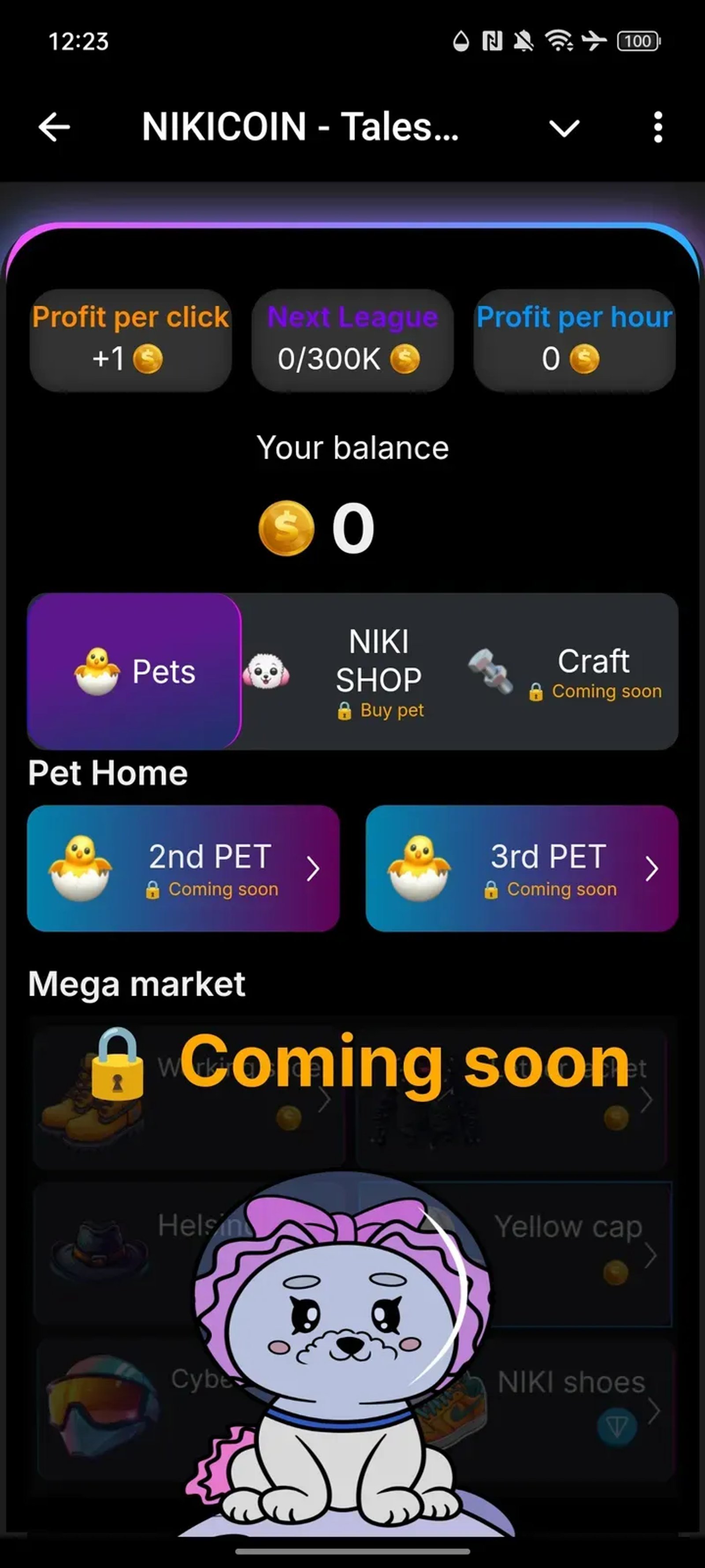 NIKICOIN - Tales of Telegramia в Телеграм — скриншот 4