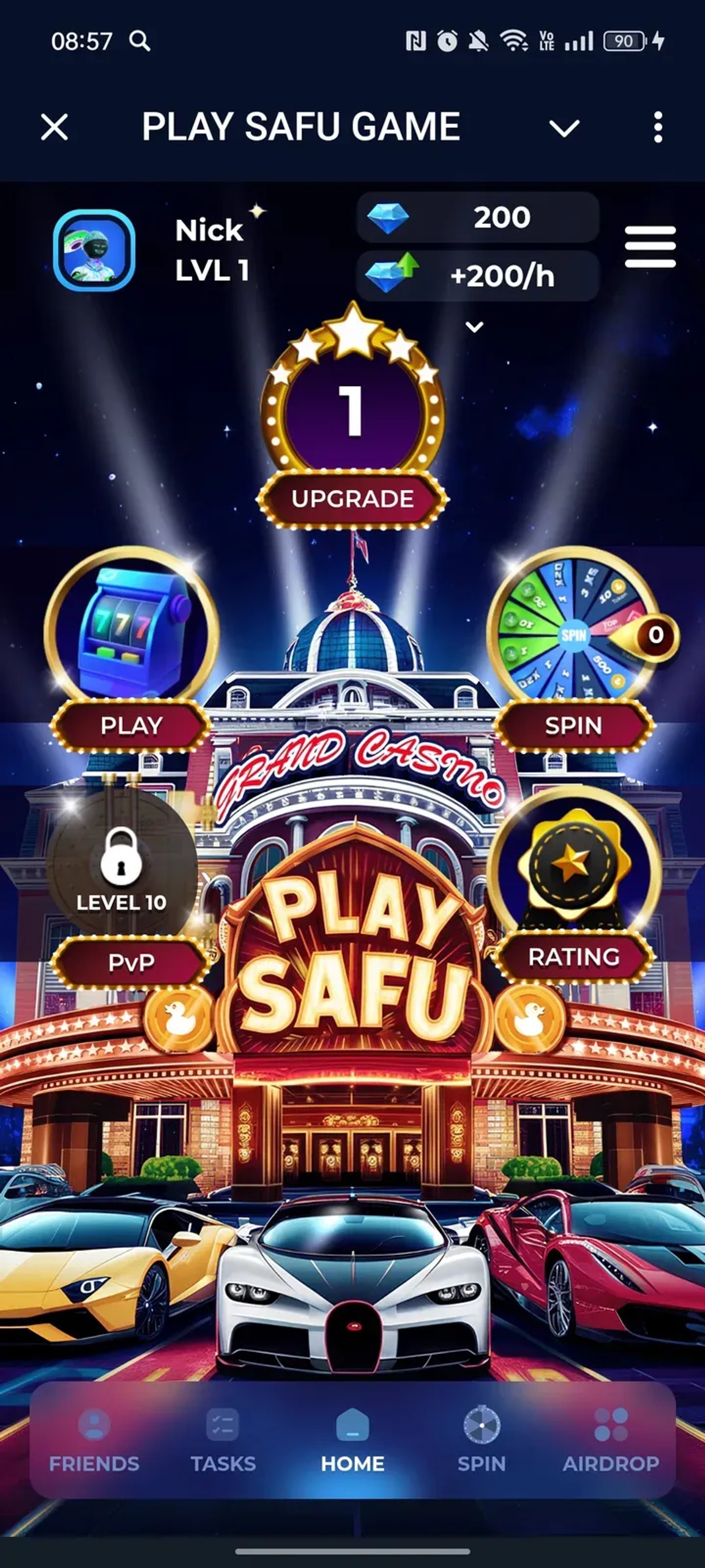 PLAY SAFU GAME в Телеграм — скриншот 1