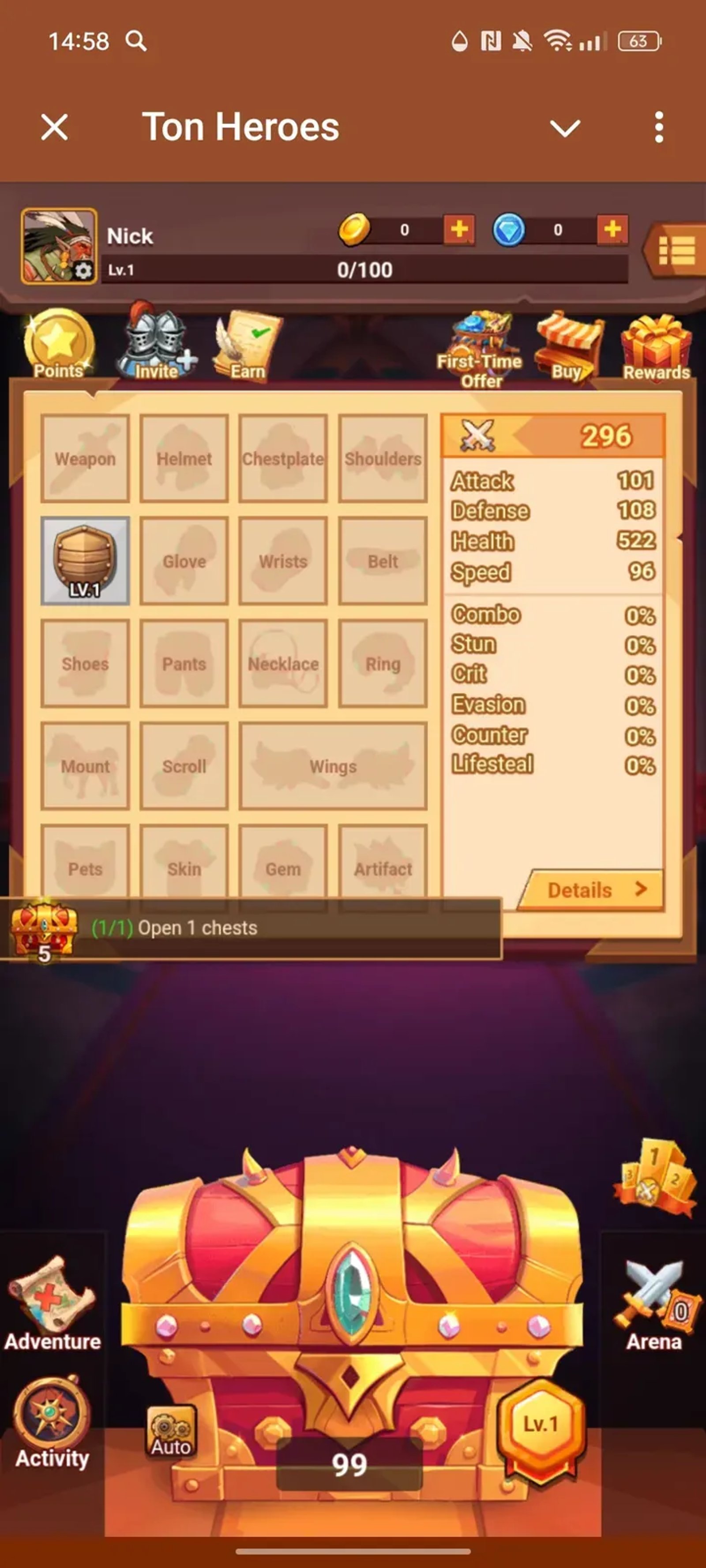 Ton Heroes Telegram Screenshot 1