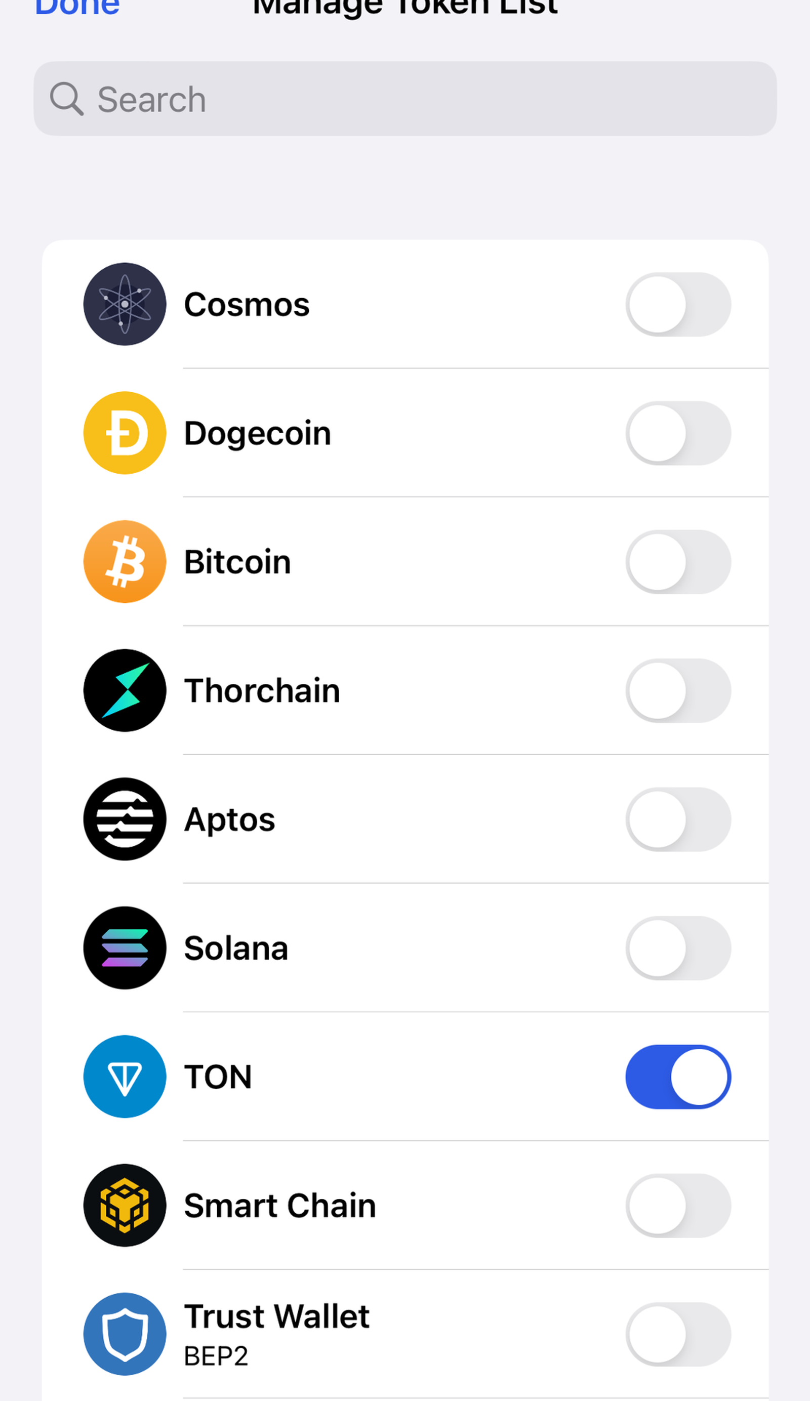 Gem Wallet в Телеграм — скриншот 2