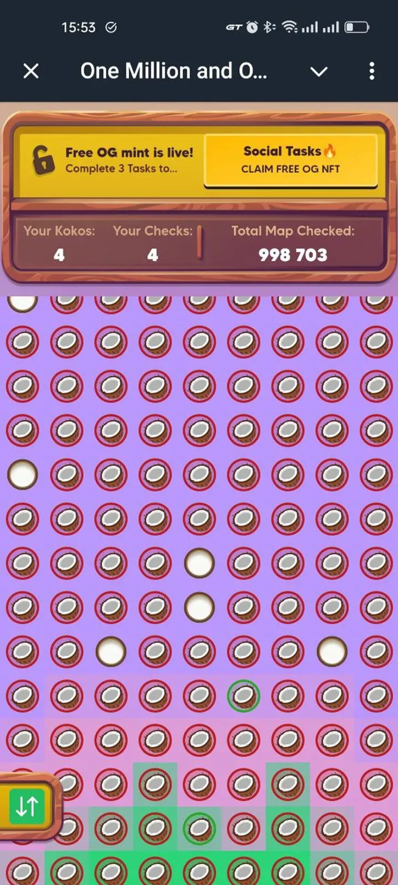 One Million and One Kokos в Телеграм — скриншот 2