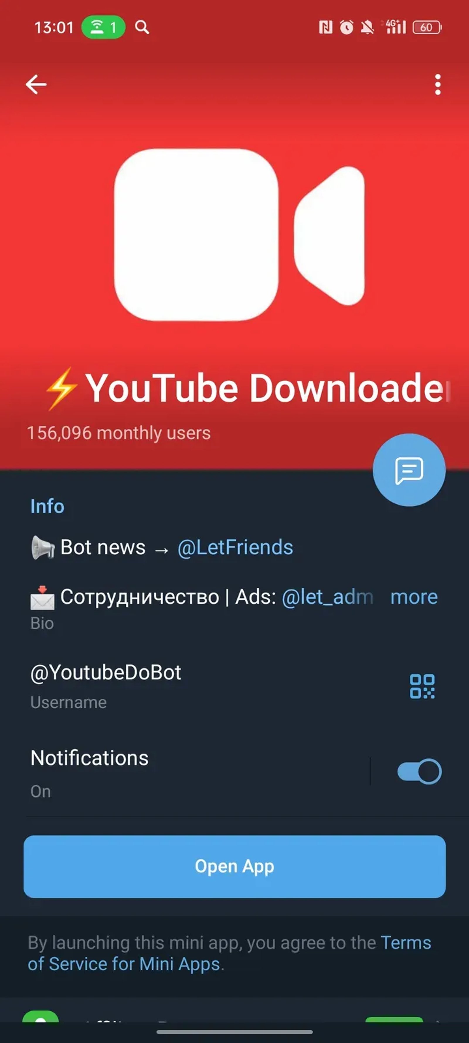 ⚡️YouTube Downloader | Music в Телеграм — скриншот 4