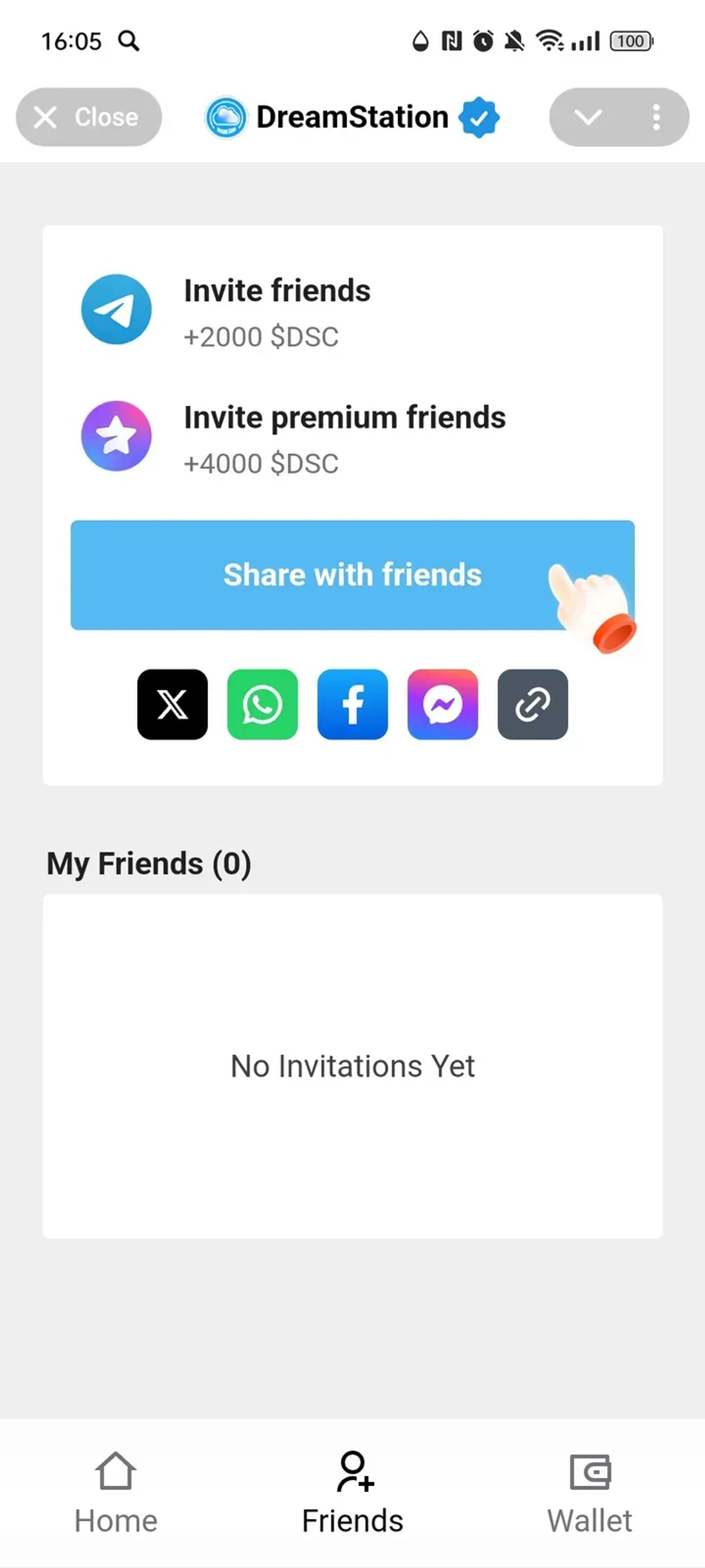 🎰DreamStation App в Телеграм — скриншот 2