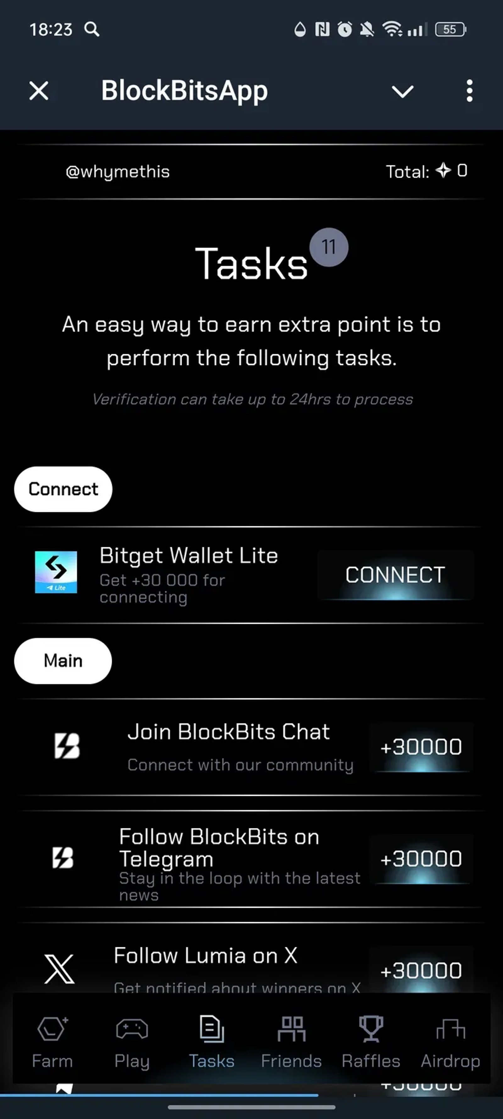 BlockBitsApp в Телеграм — скриншот 3