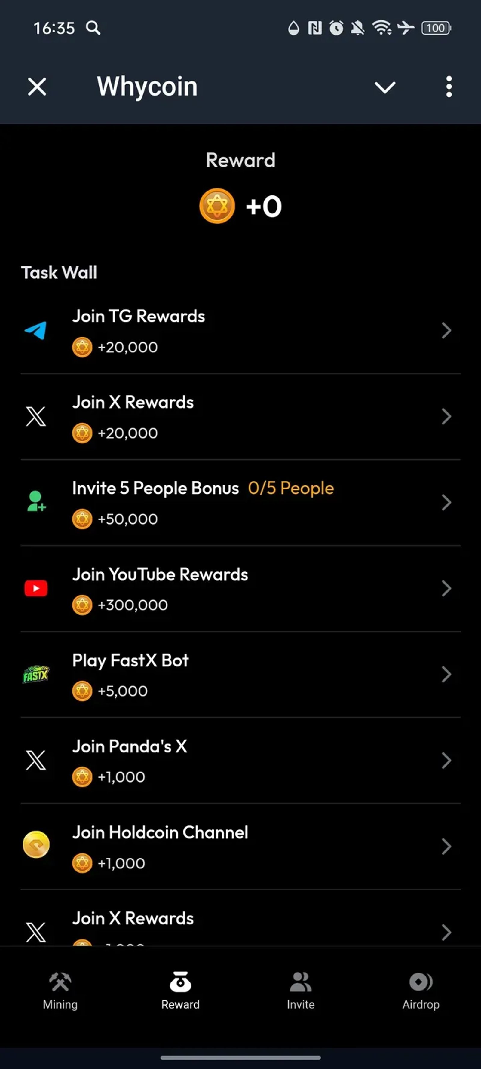 Whycoin в Телеграм — скриншот 2
