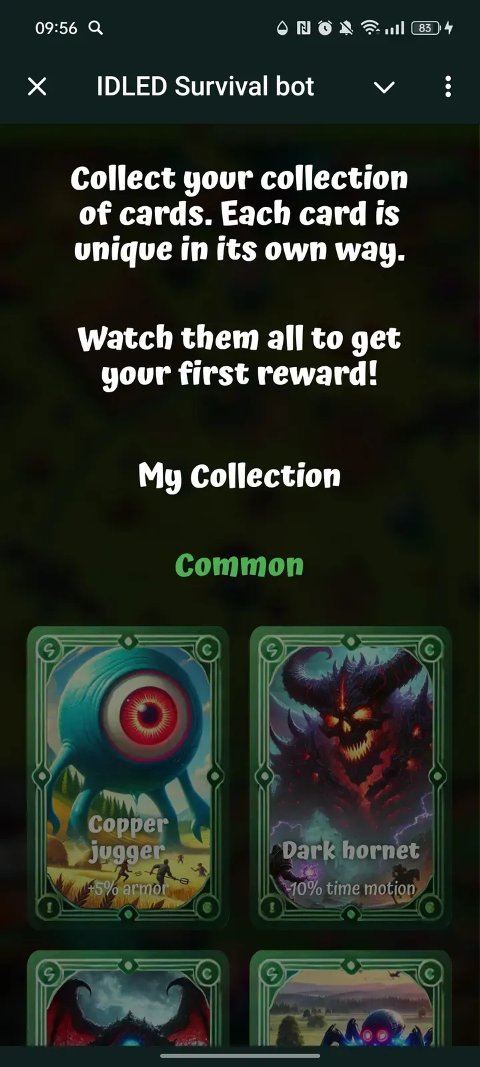 IDLED Survival bot Telegram Screenshot 4